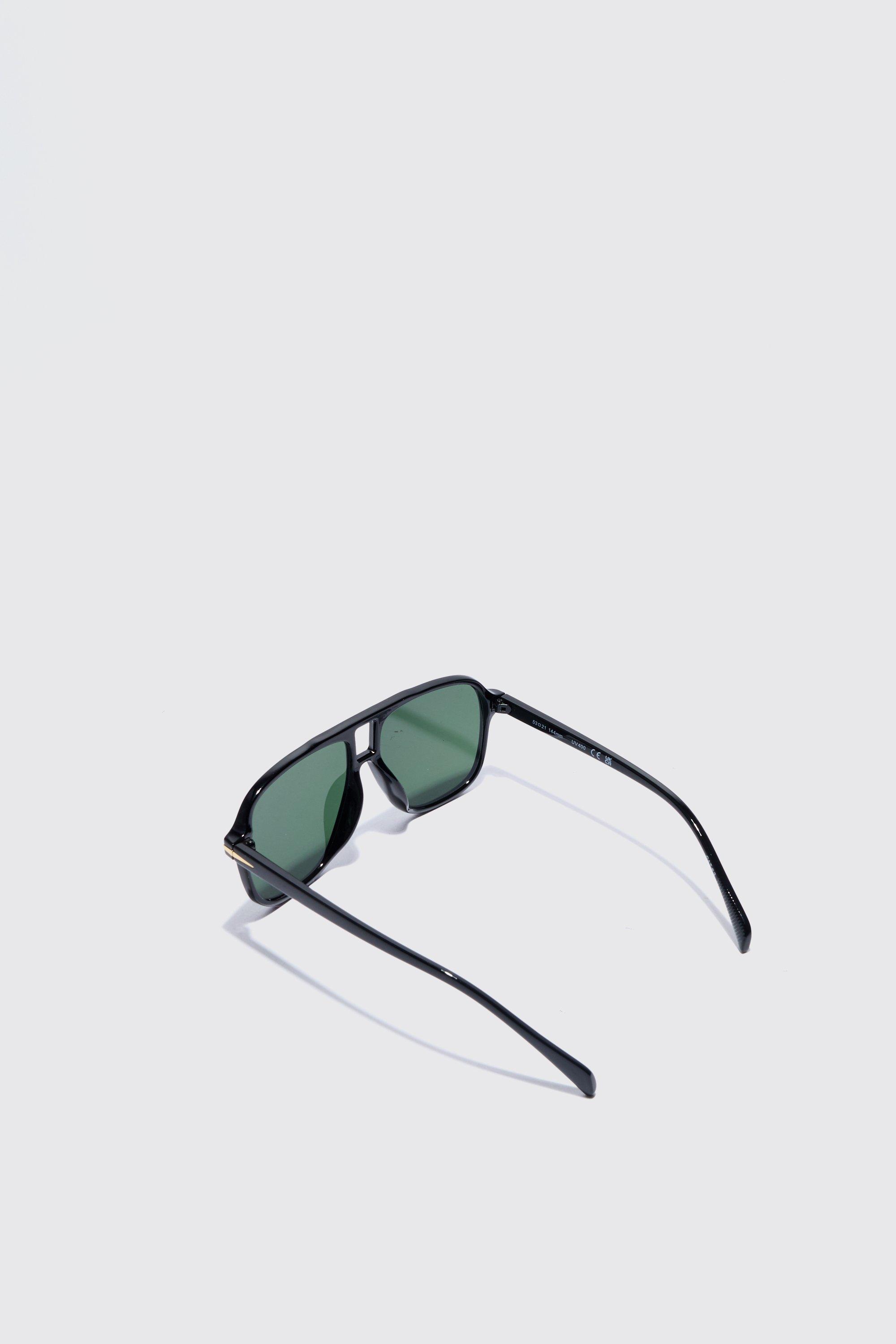 Men's plastic aviator clearance sunglasses