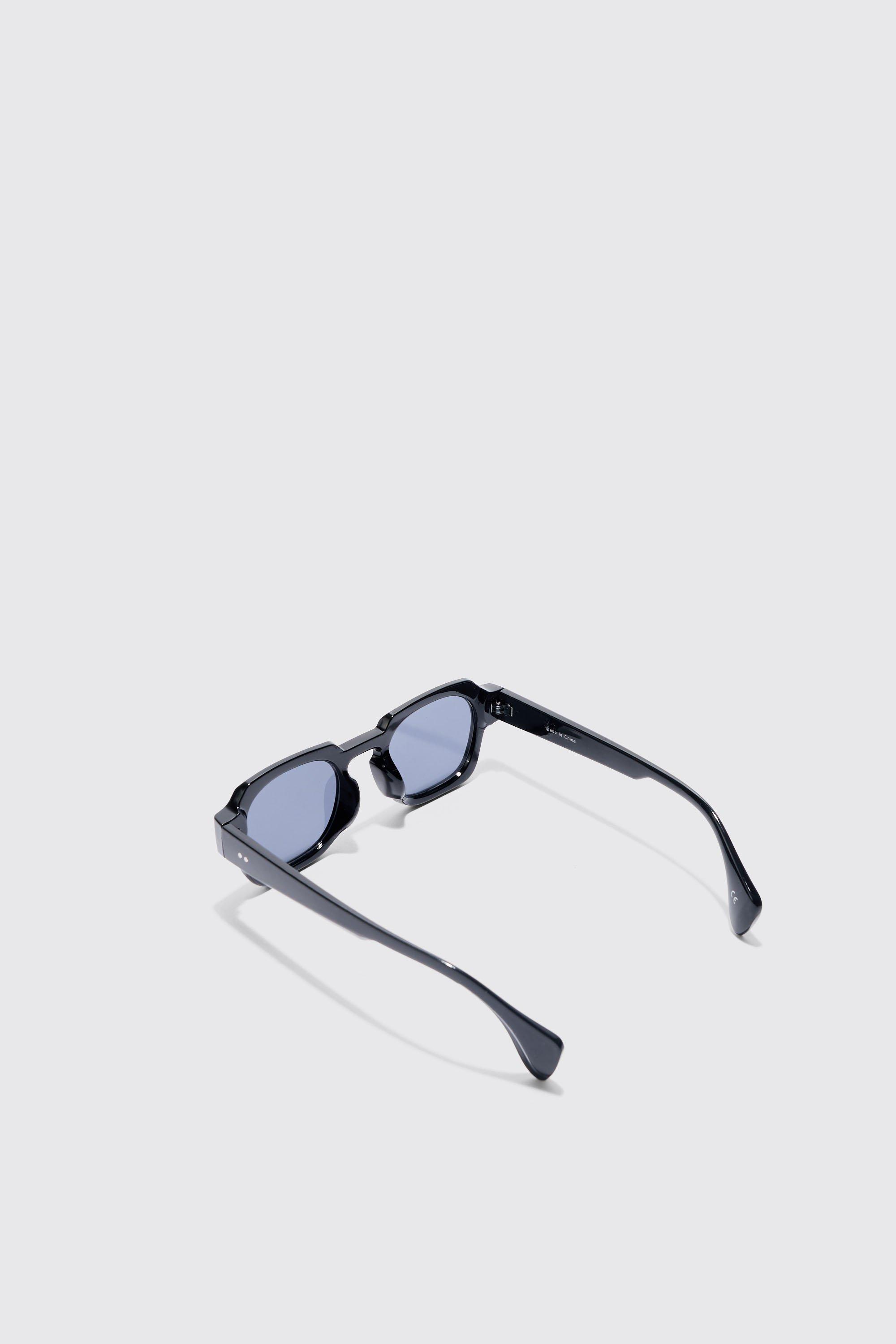 Round best sale plastic sunglasses