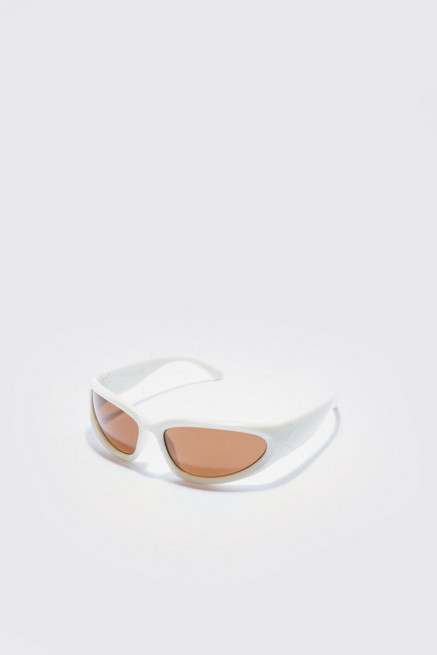 Racer Sonnenbrille, Ecru