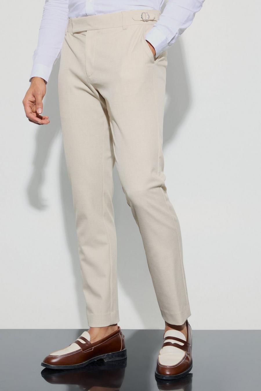 Stone Adjustable Waist Tailored Trousers image number 1