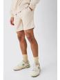 Sand Corduroy Elasticated Waist Shorts