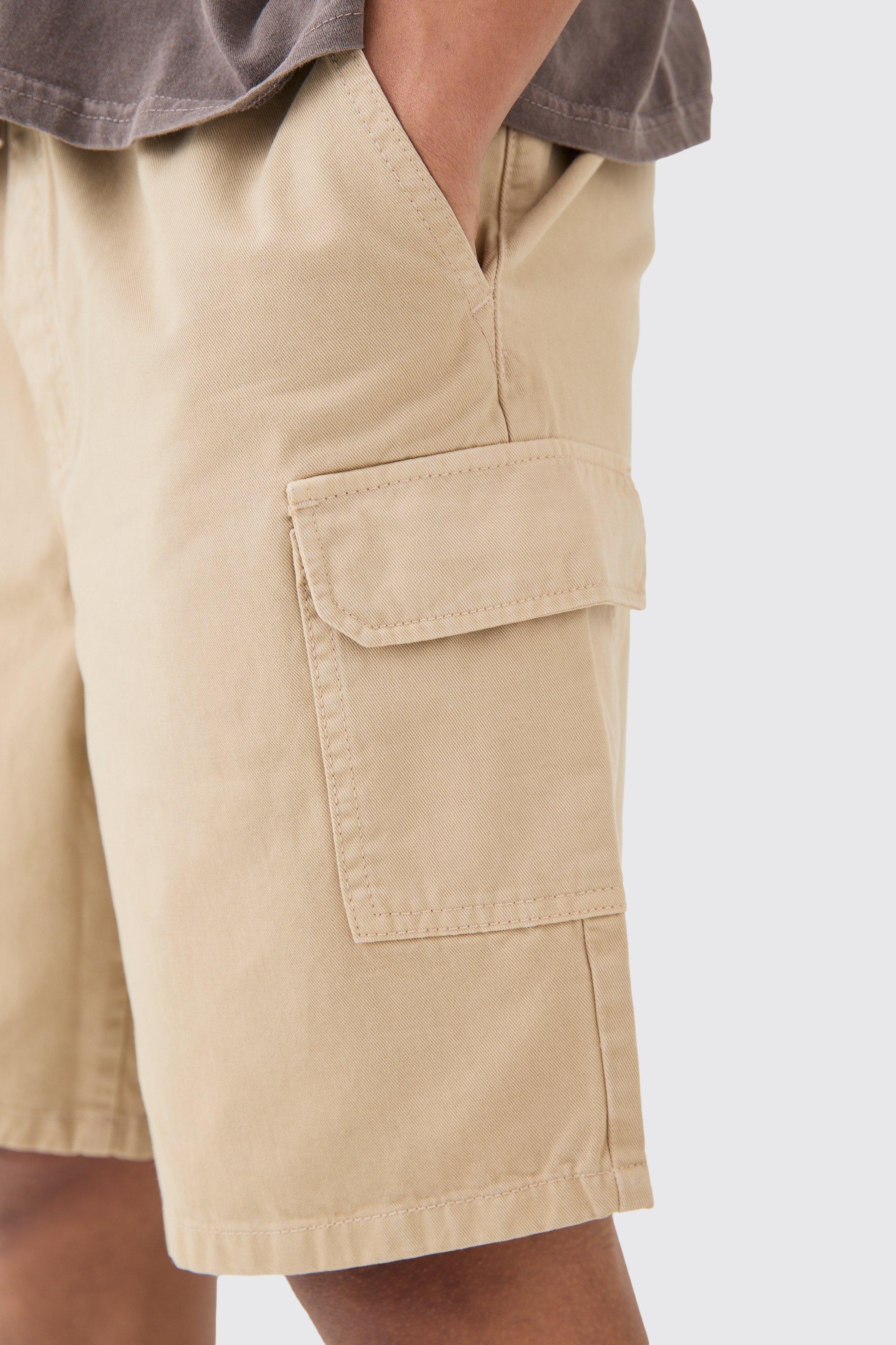 Mens elasticated waist shorts uk clearance