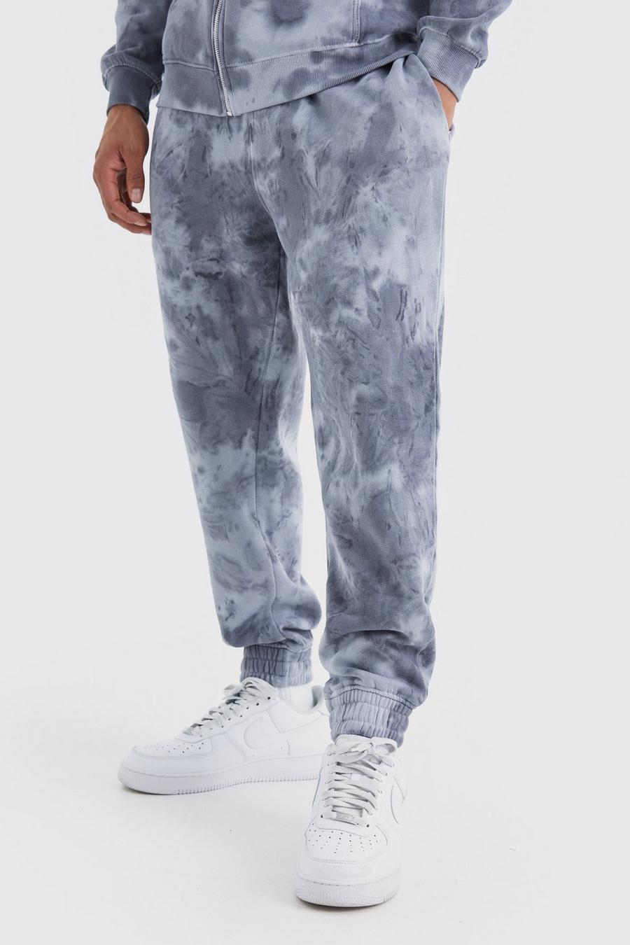 Pantaloni tuta Core in fantasia tie dye, Charcoal image number 1