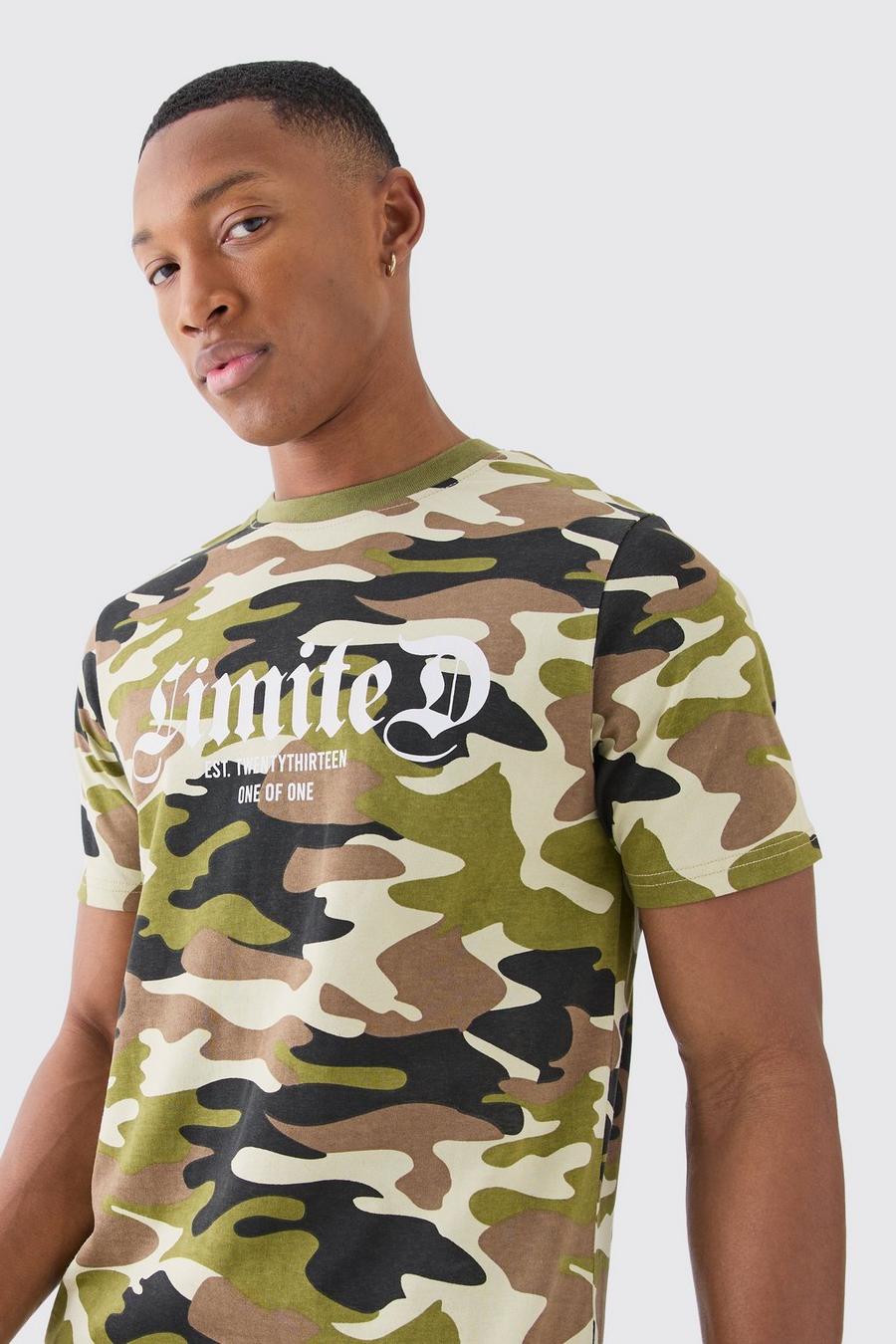 Slim-Fit Official T-Shirt, Khaki