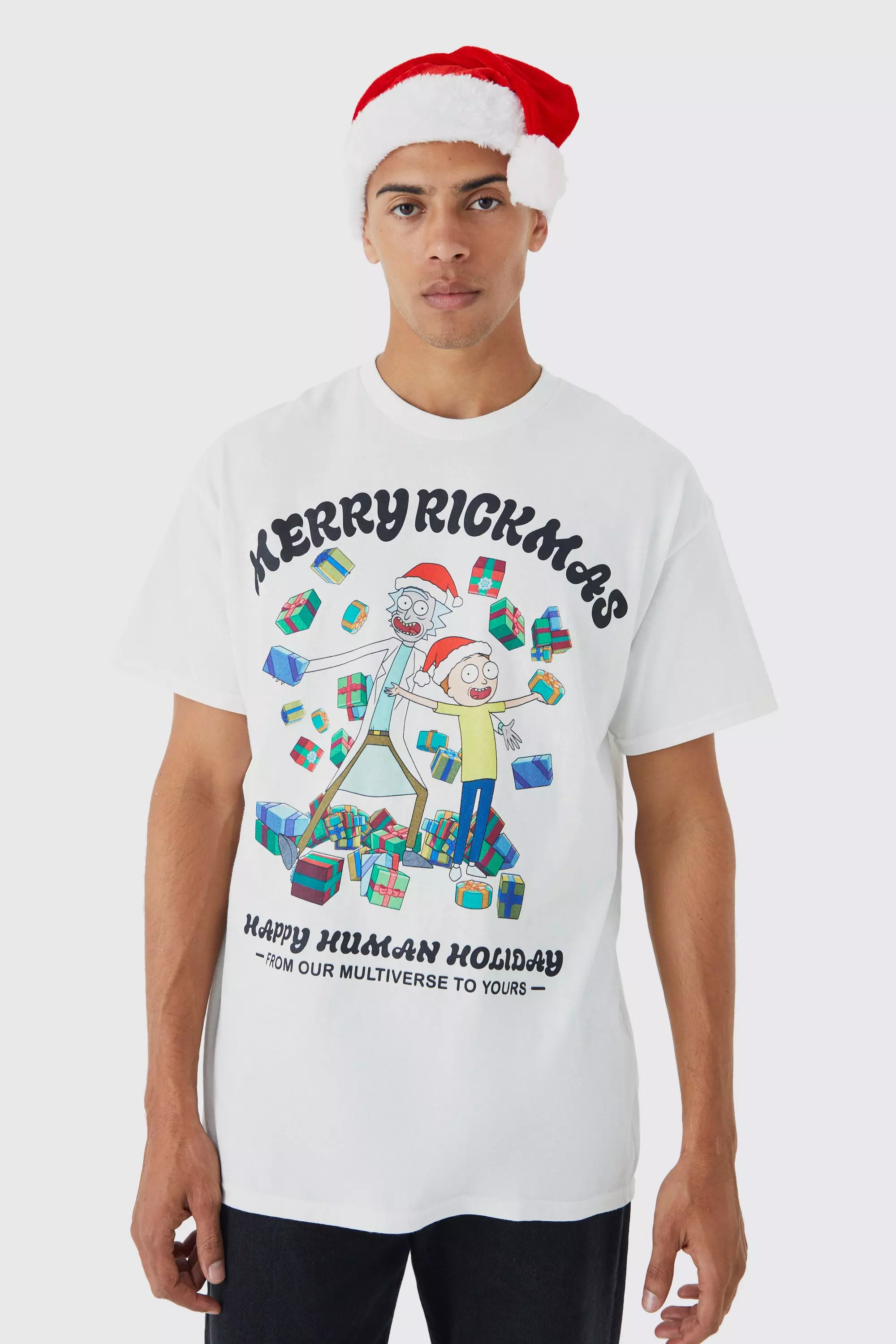 Christmas t shirts boohoo clearance