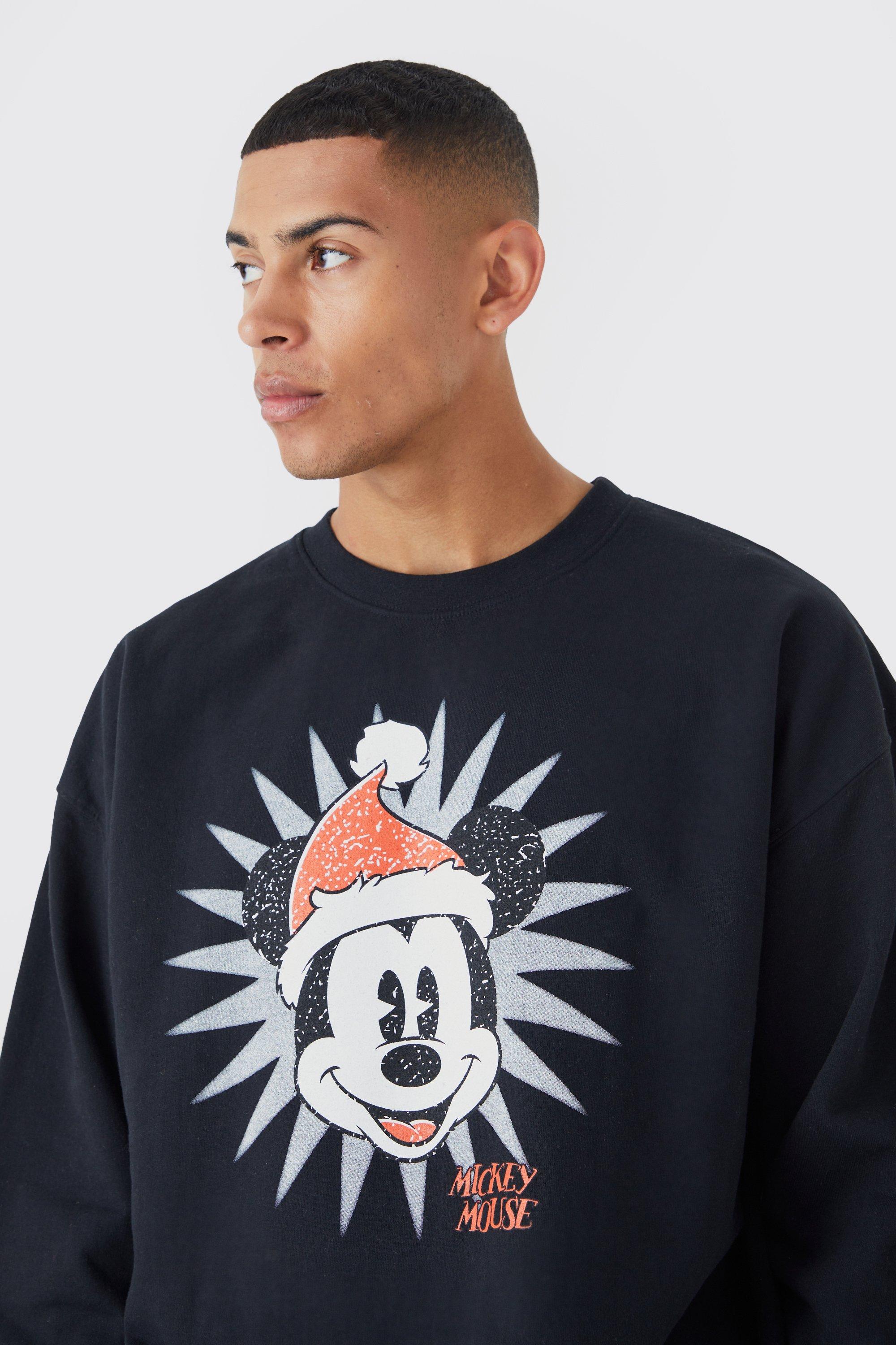 Black mickey sweatshirt online