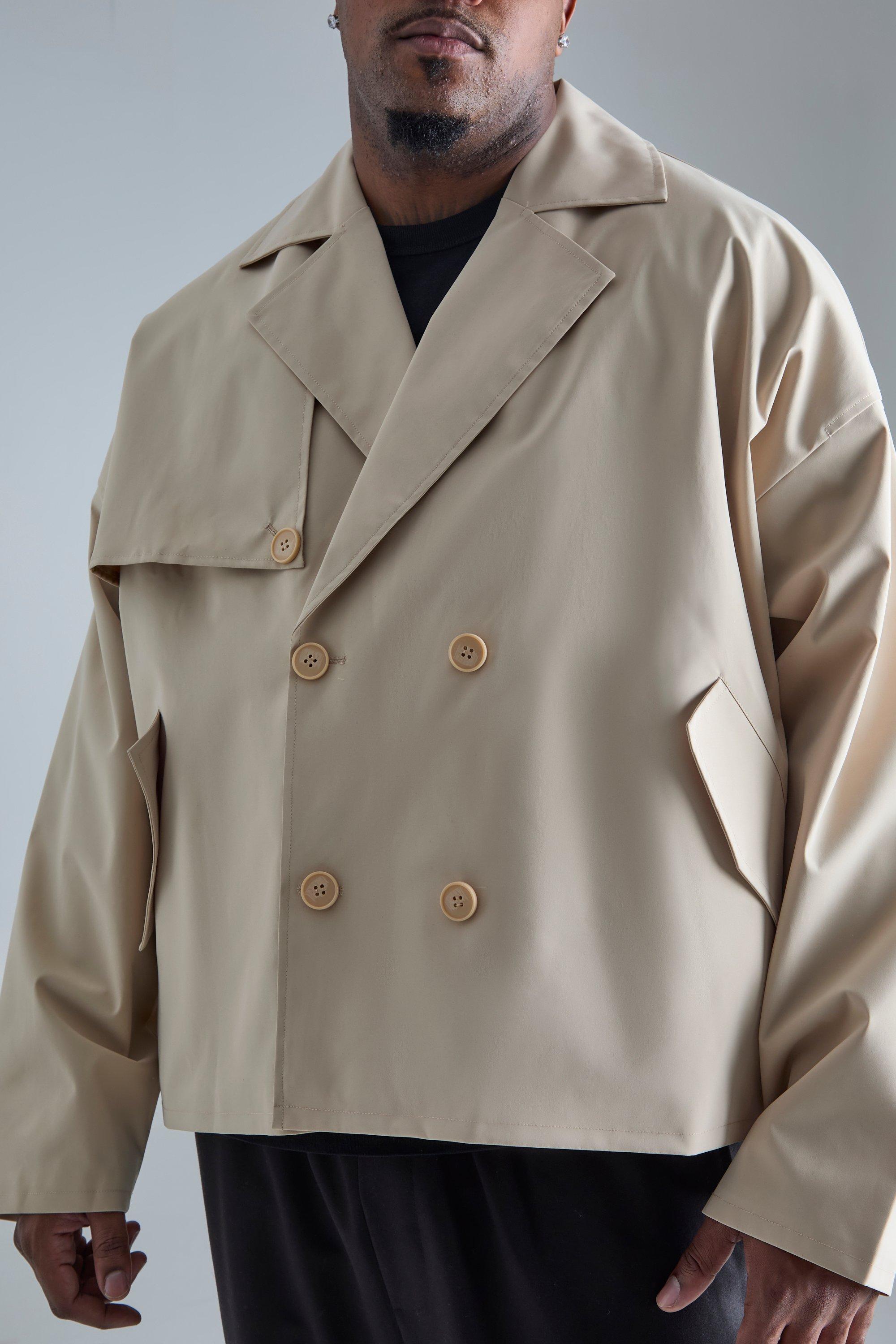 Mens trench outlet coat boohoo