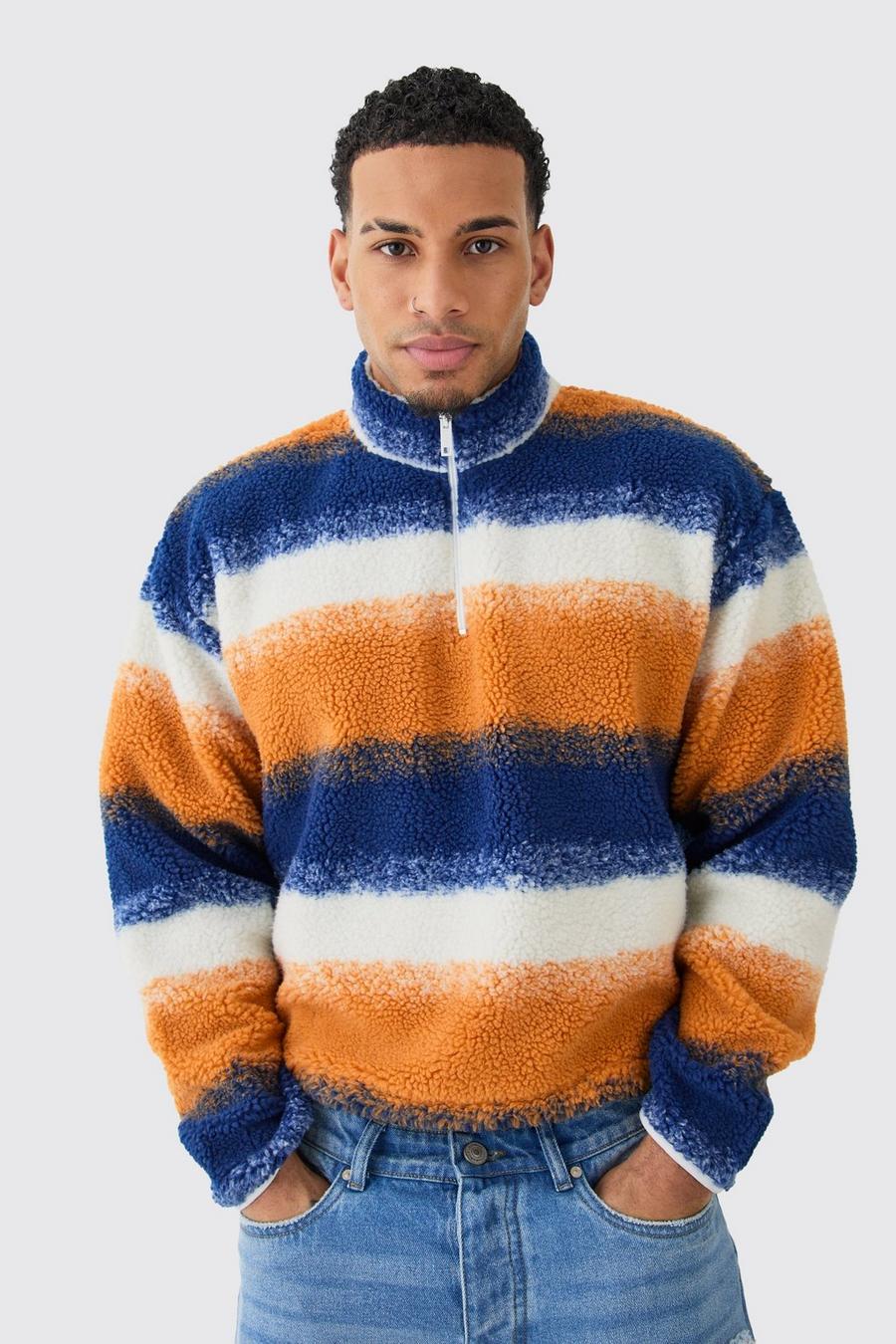 Orange Borg Quarter Zip Shirt