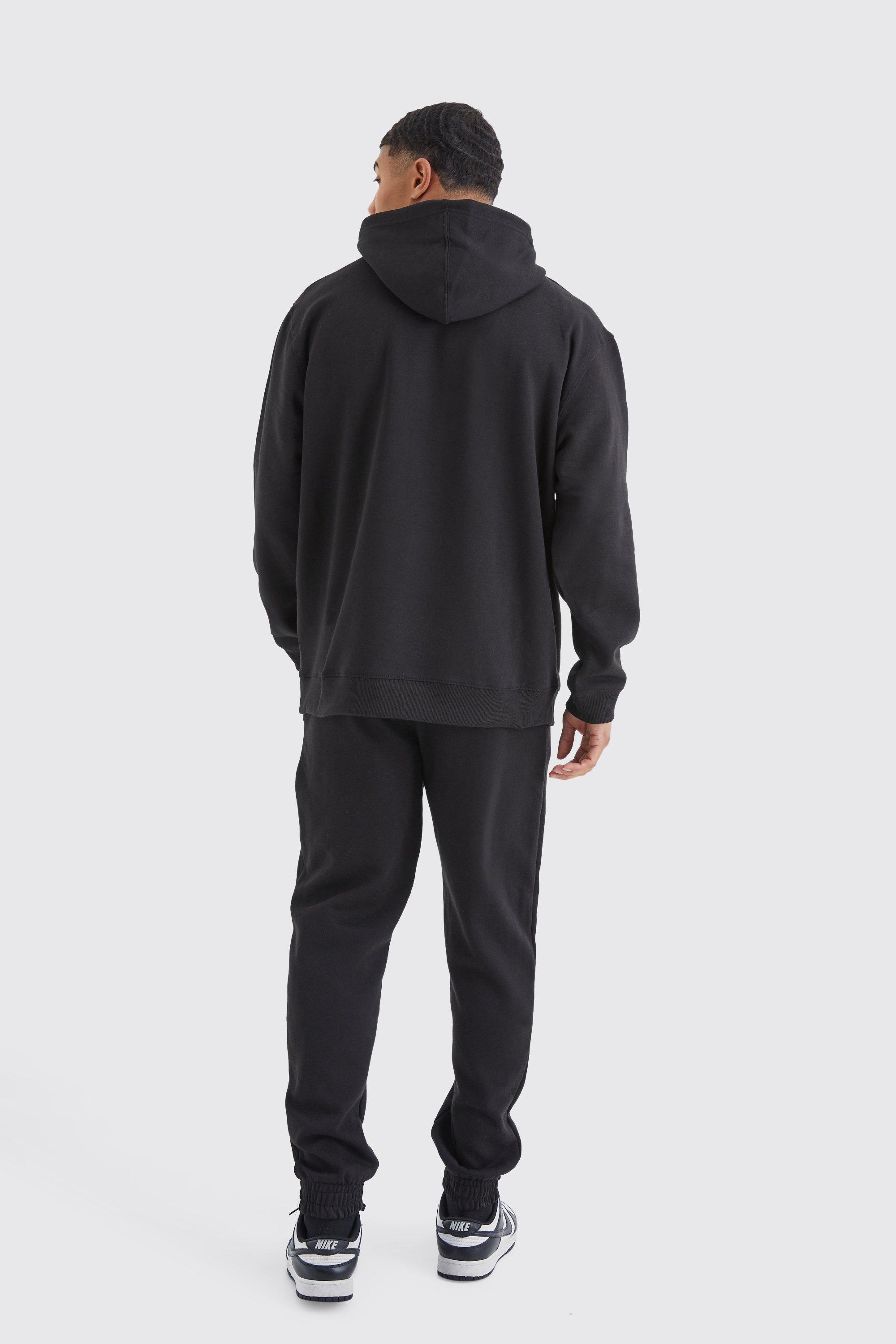 Nike Club fleece straight fit joggers in black