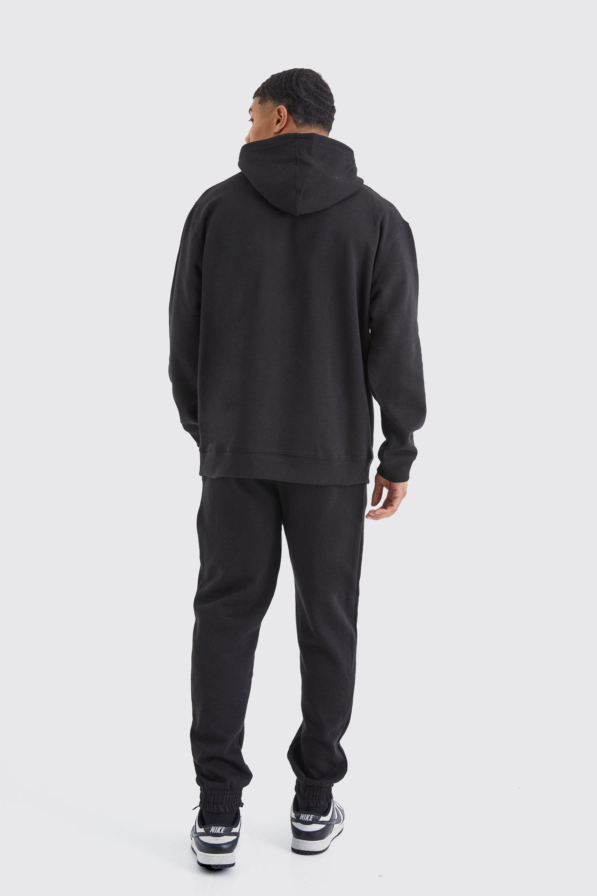 Oversized Man Signature Over The Head Hoodie boohoo