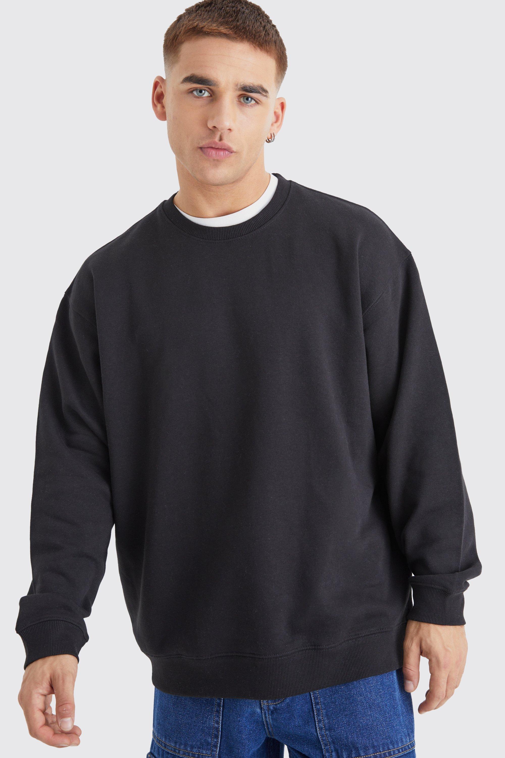 Basic Oversized Crew Neck Sweatshirt