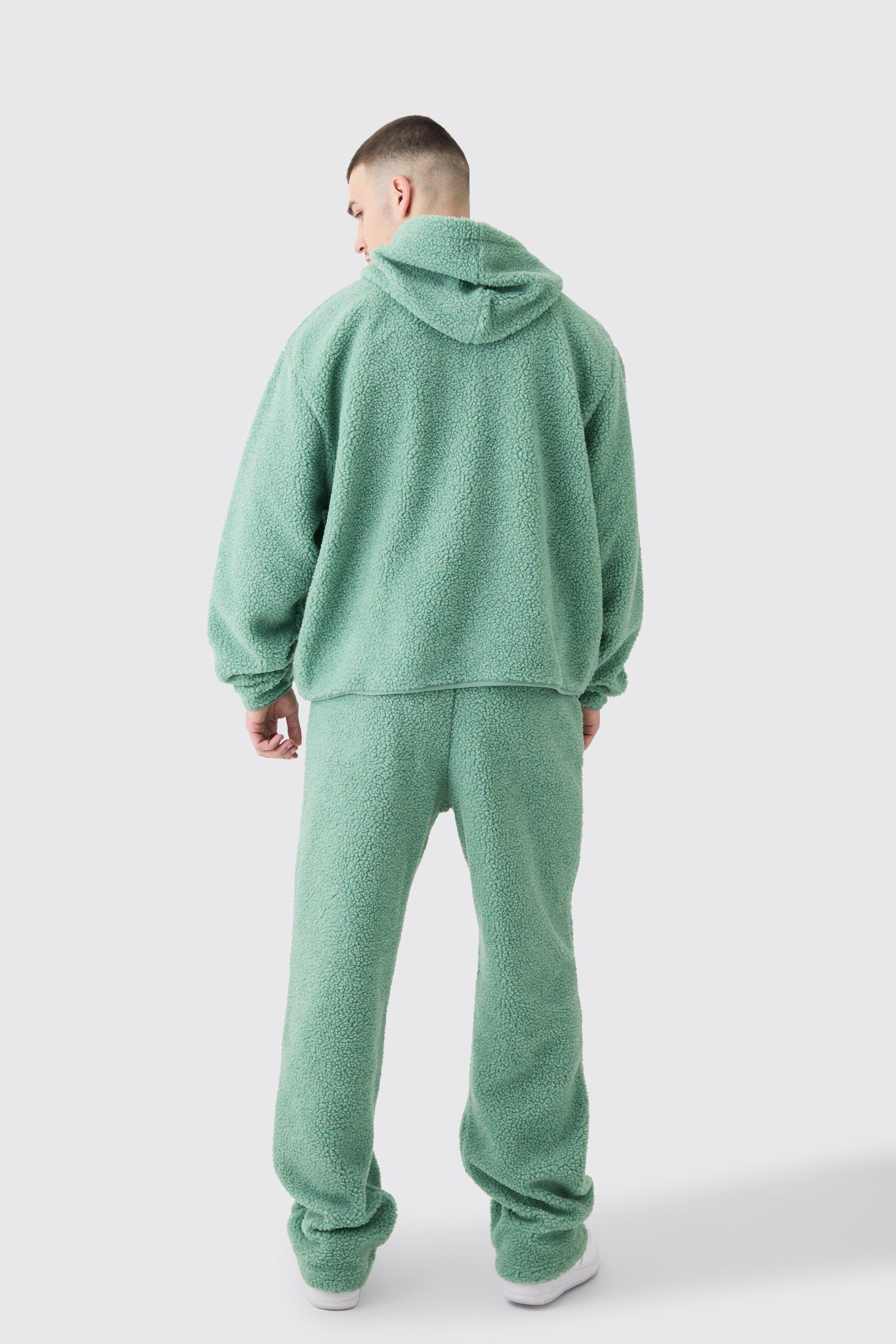 Chandal Tall oversize recto con capucha bordado y cremallera boohoo ES