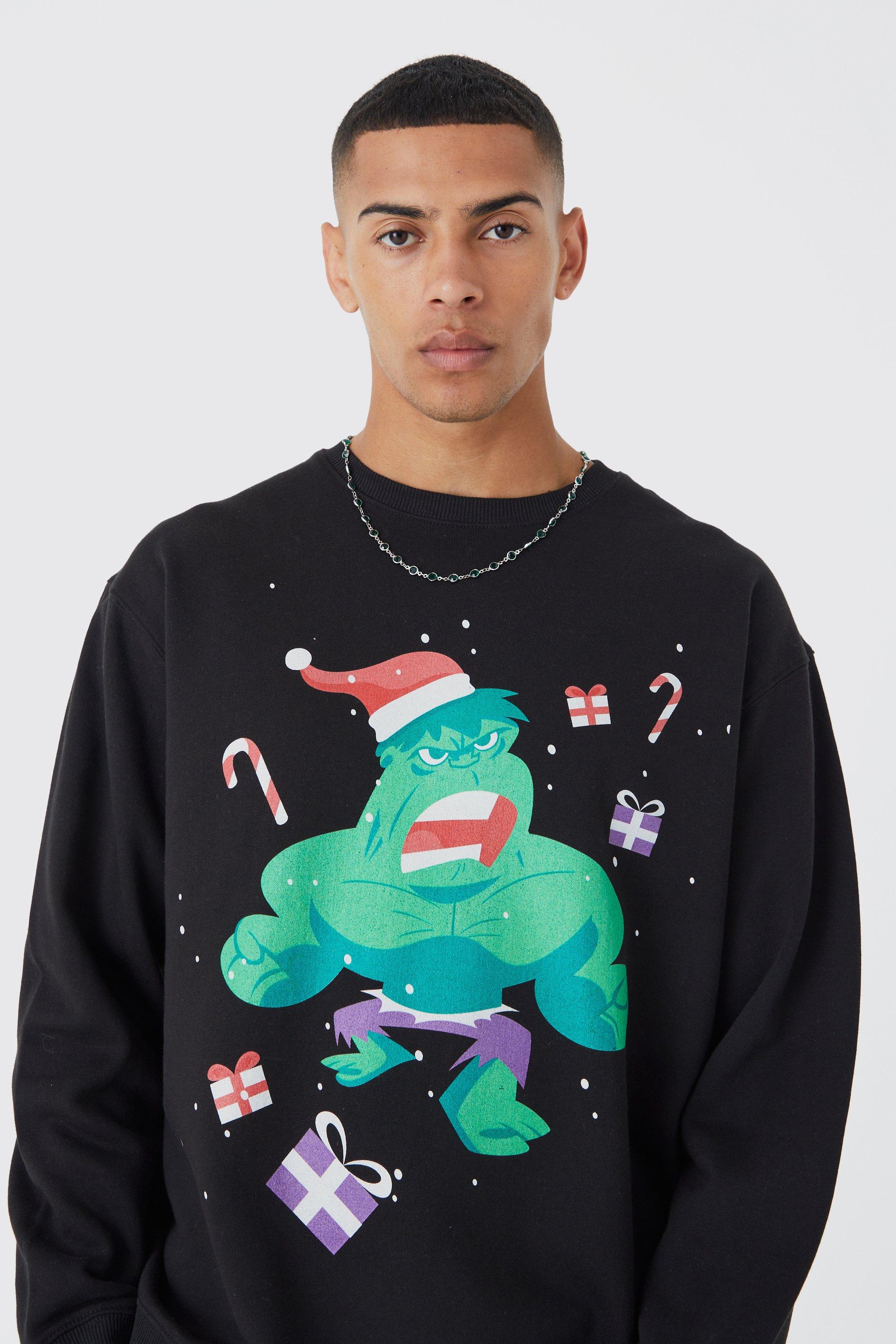 Mens marvel christmas on sale jumper