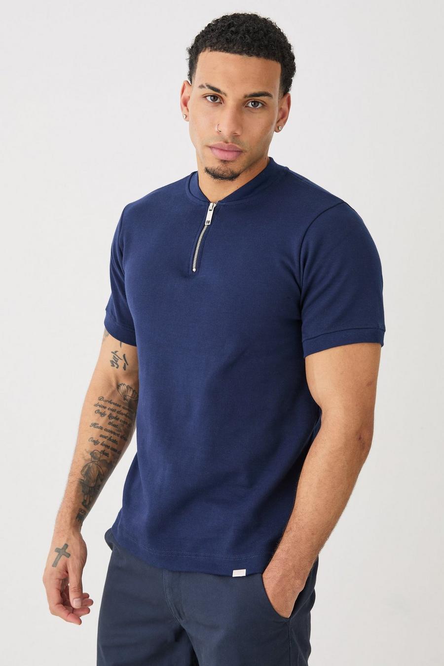 Slim-Fit Man Poloshirt, Navy image number 1