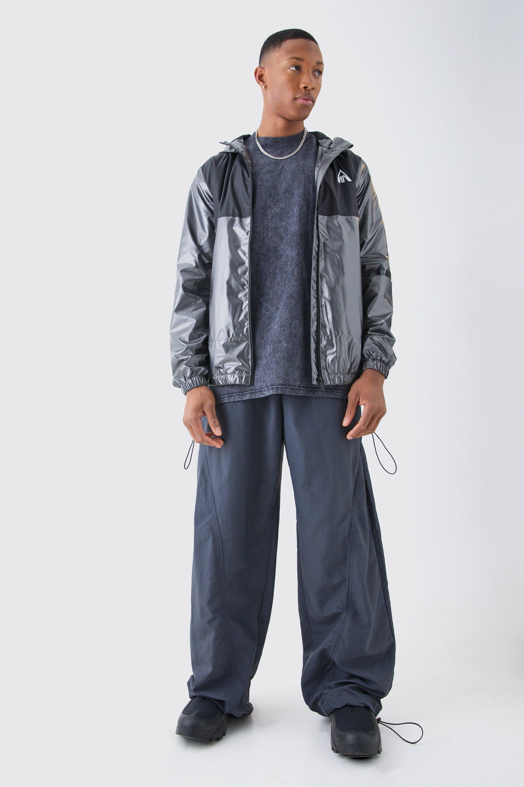 Metallic windbreaker mens hotsell