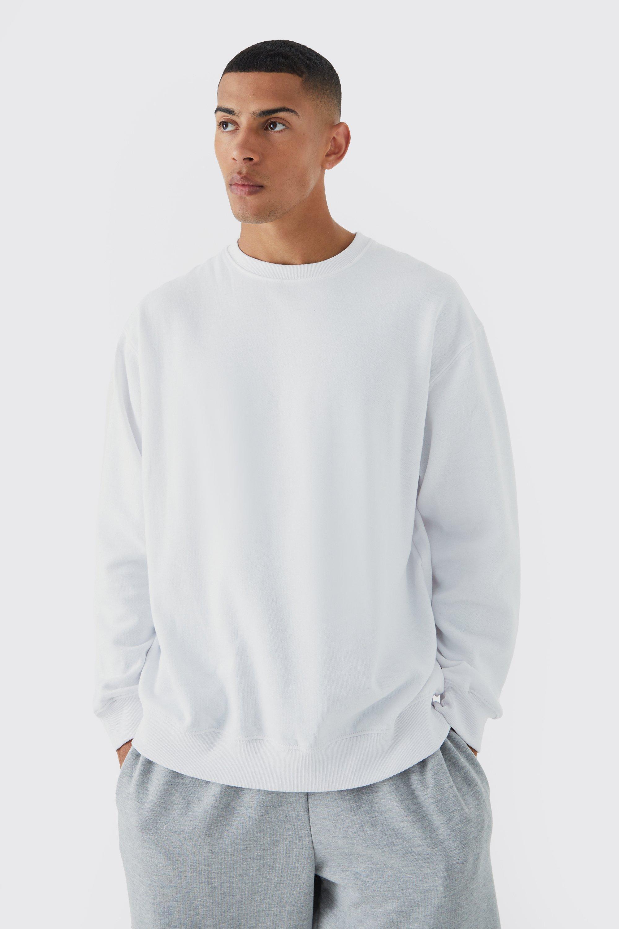 Basic Oversized Crew Neck Sweatshirt