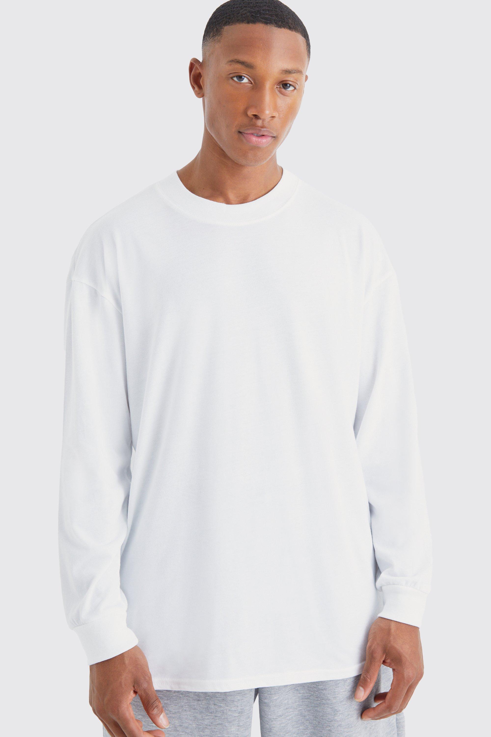 Oversized Long Sleeve Crew Neck T shirt