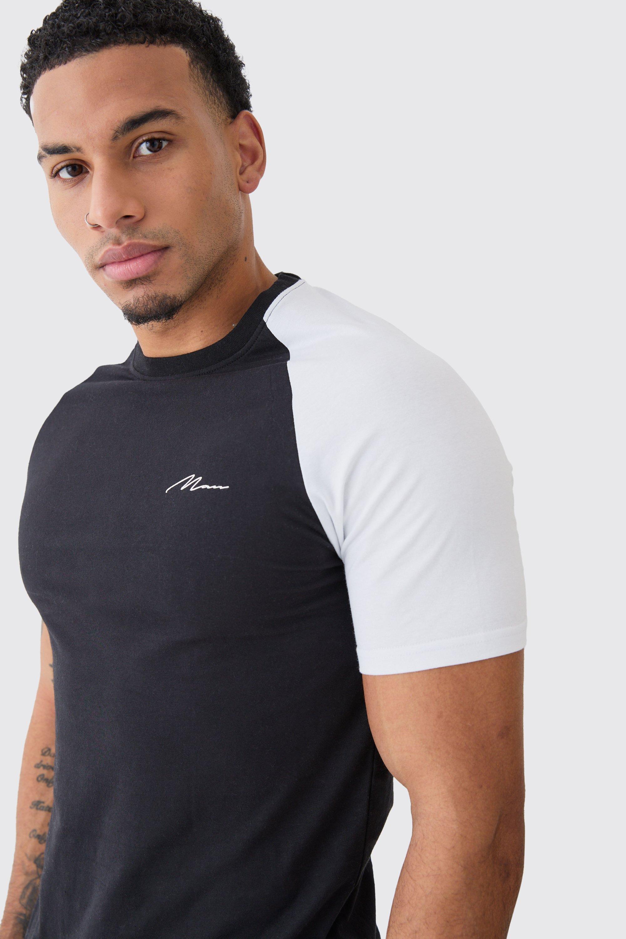 Raglan sleeve. Raglan form designed with a curve