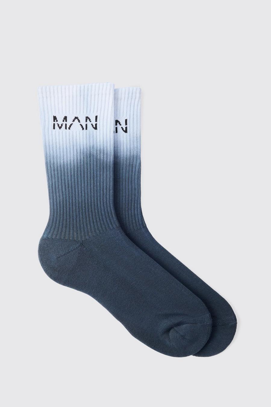 Chaussettes imprimées dégradé de couleur - MAN Active, Grey image number 1