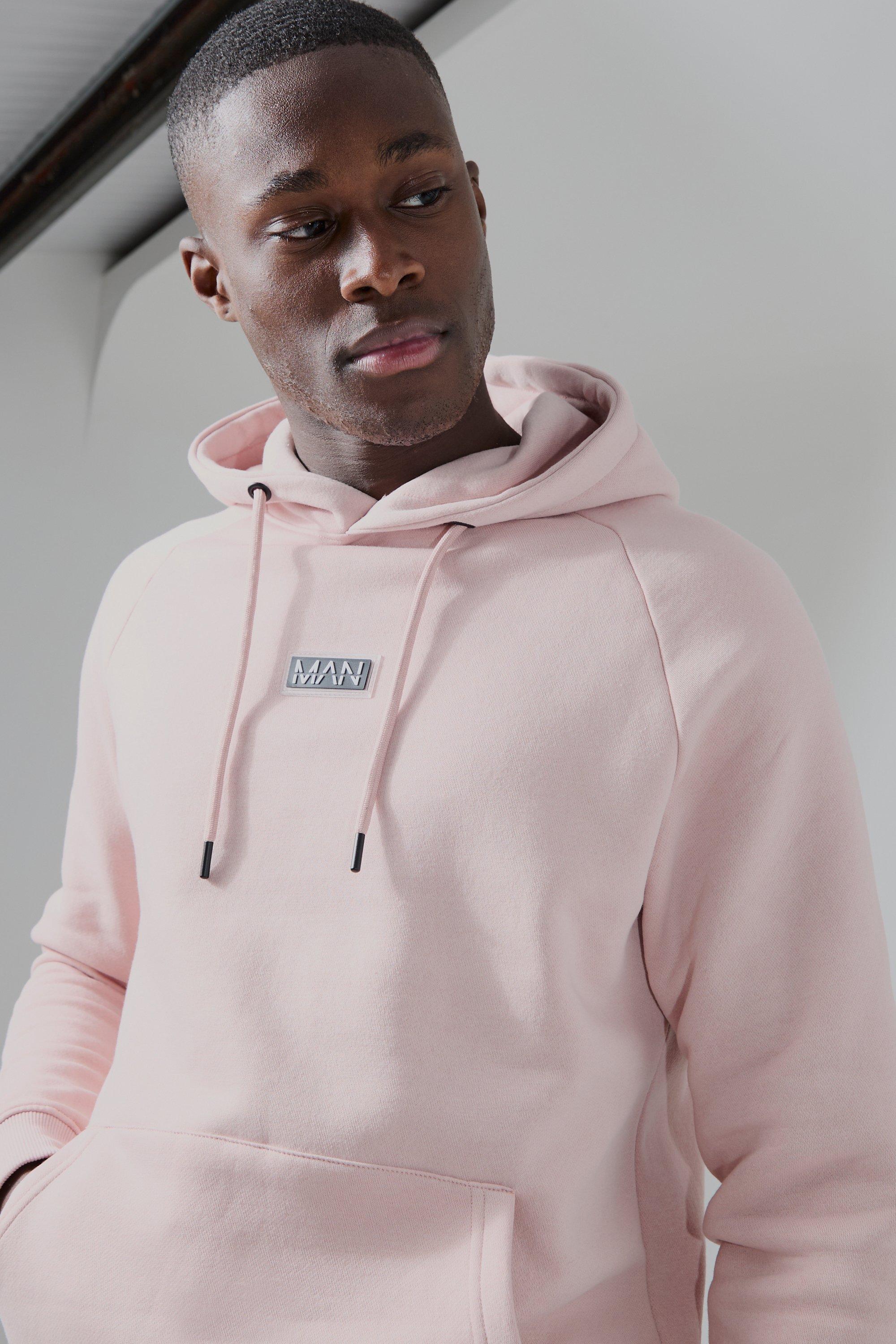 Pink best sale guy hoodie