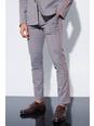 Pantalon de costume skinny à taille fixe, Grey