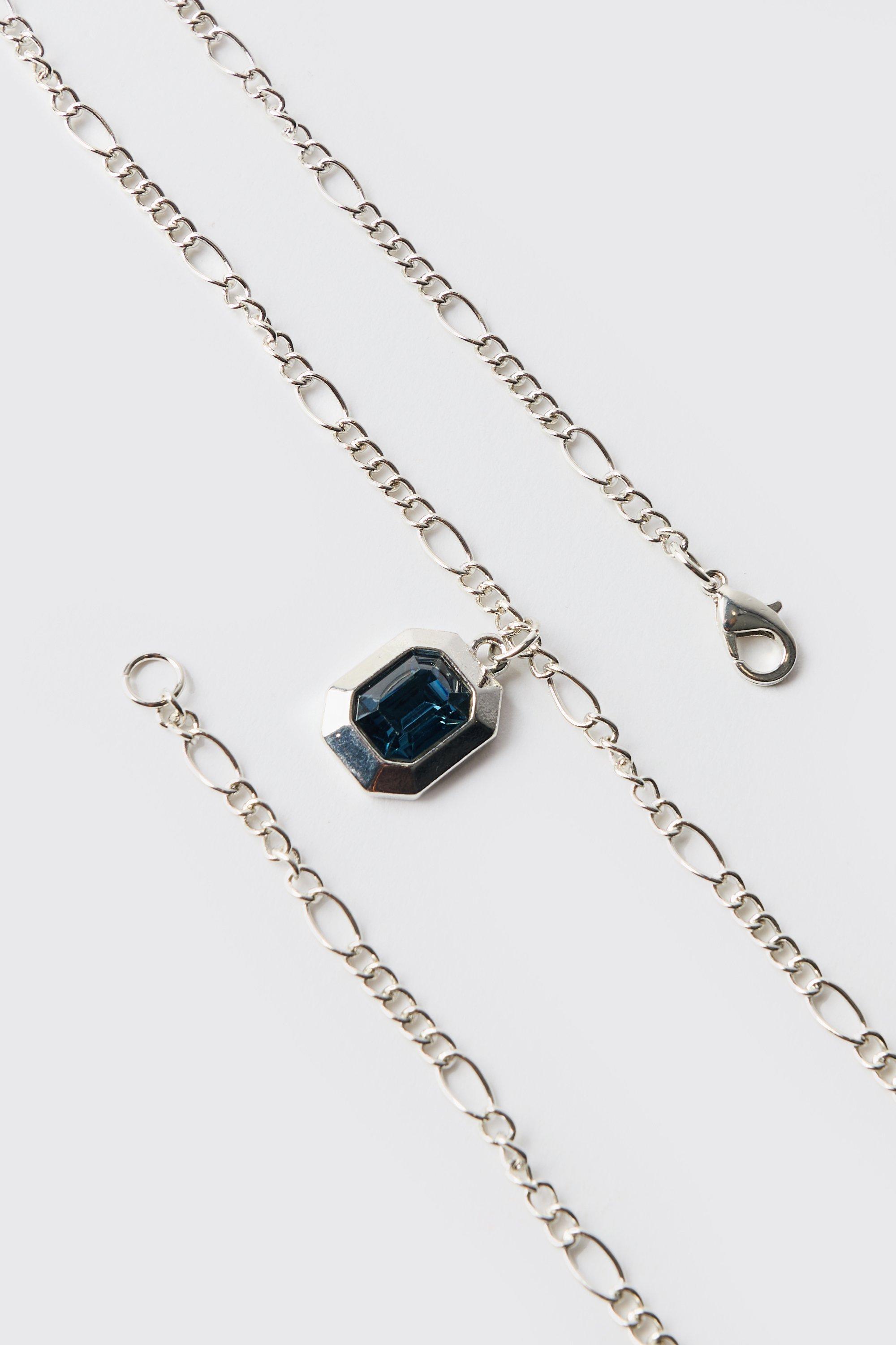 Mens deals stone pendant