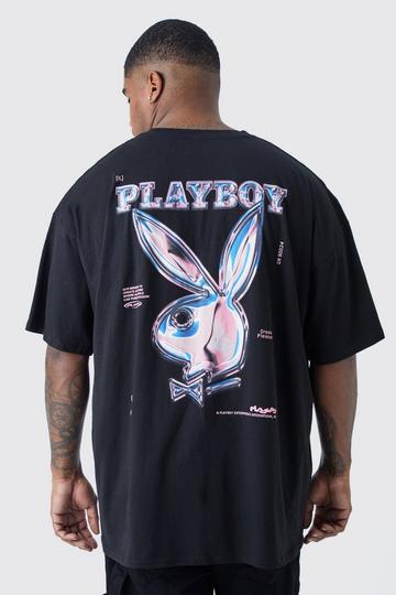 Plus Gelicenseerd Playboy T-Shirt black