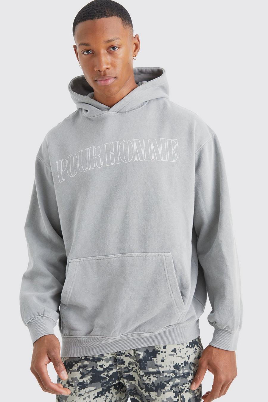 Sand Worldwide Oversize hoodie med tryck image number 1