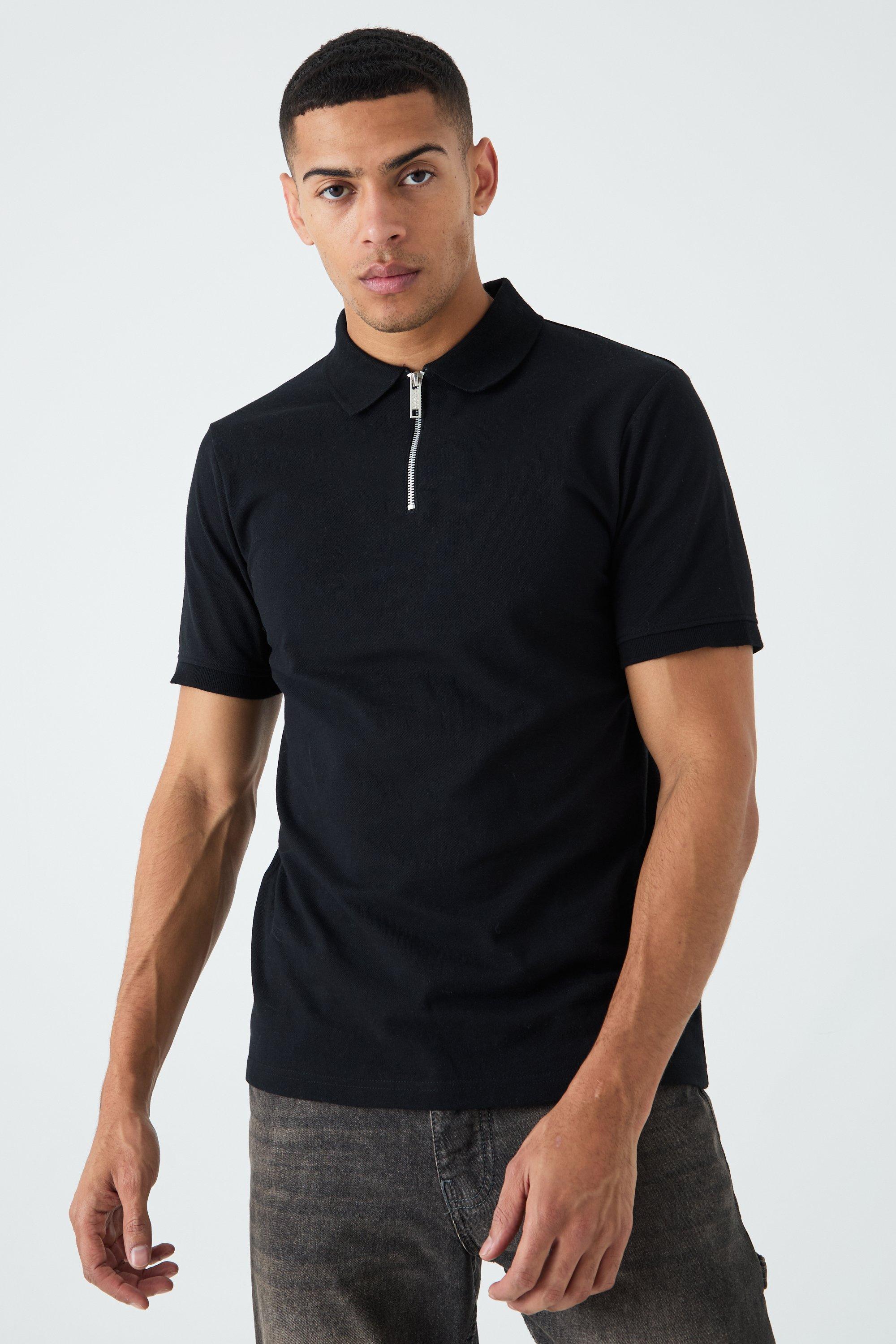 boohoo mens polo shirts