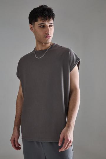 Batwing Ottoman T-shirt charcoal