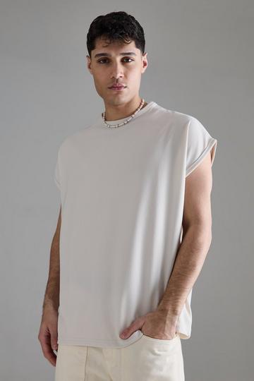 Batwing Ottoman T-shirt stone