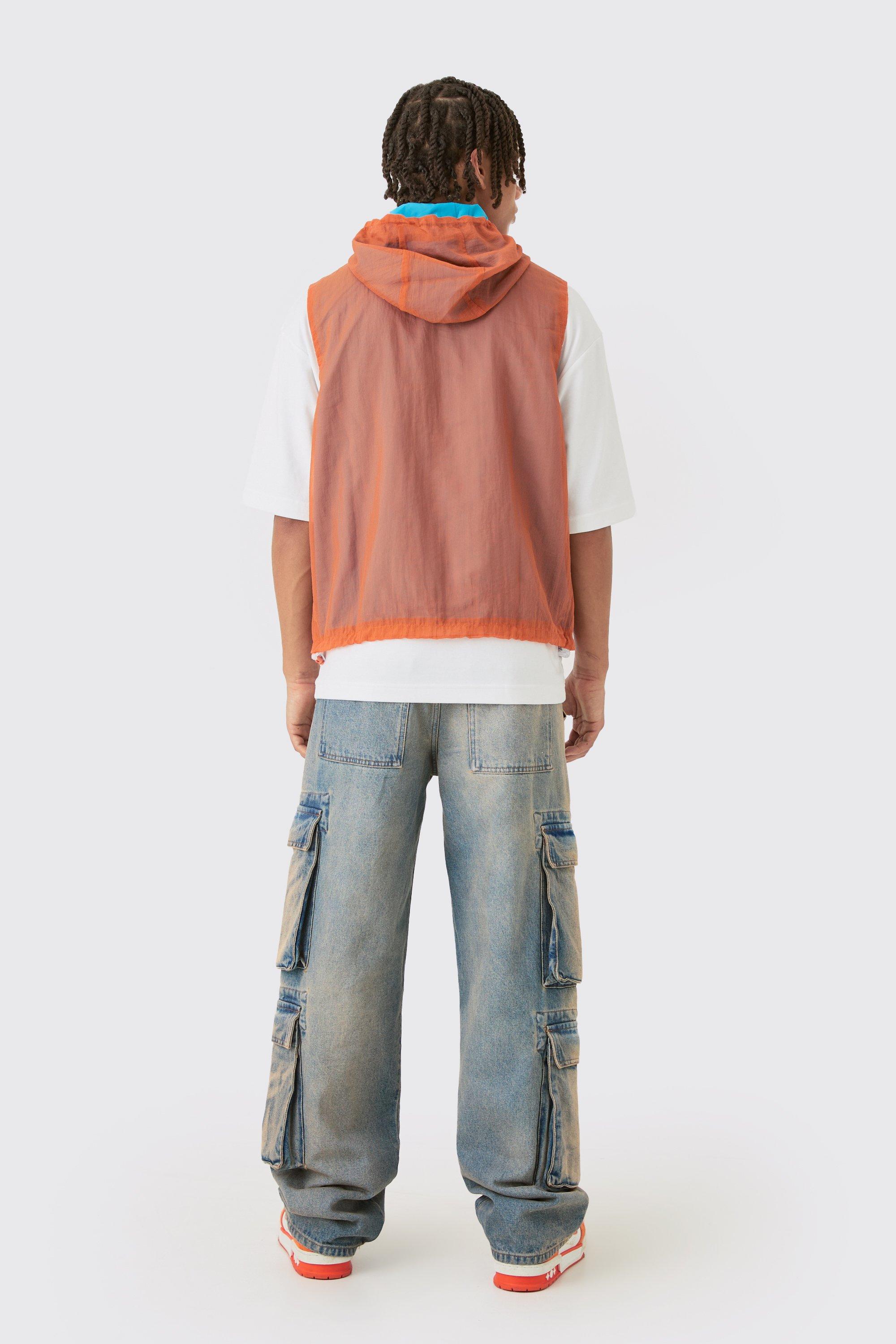 Hooded utility outlet vest