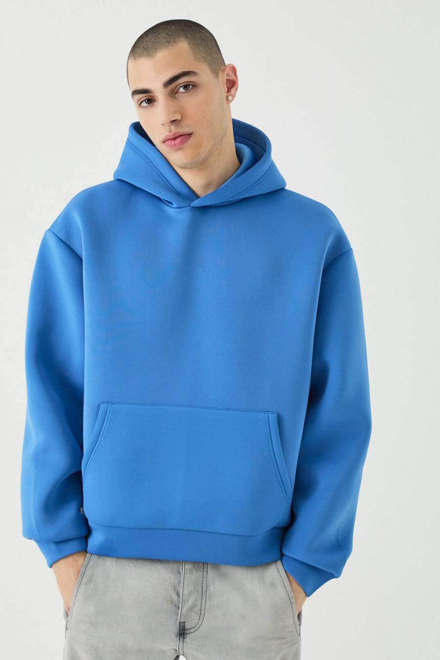Cobalt Oversized hoodie i scuba image number 1