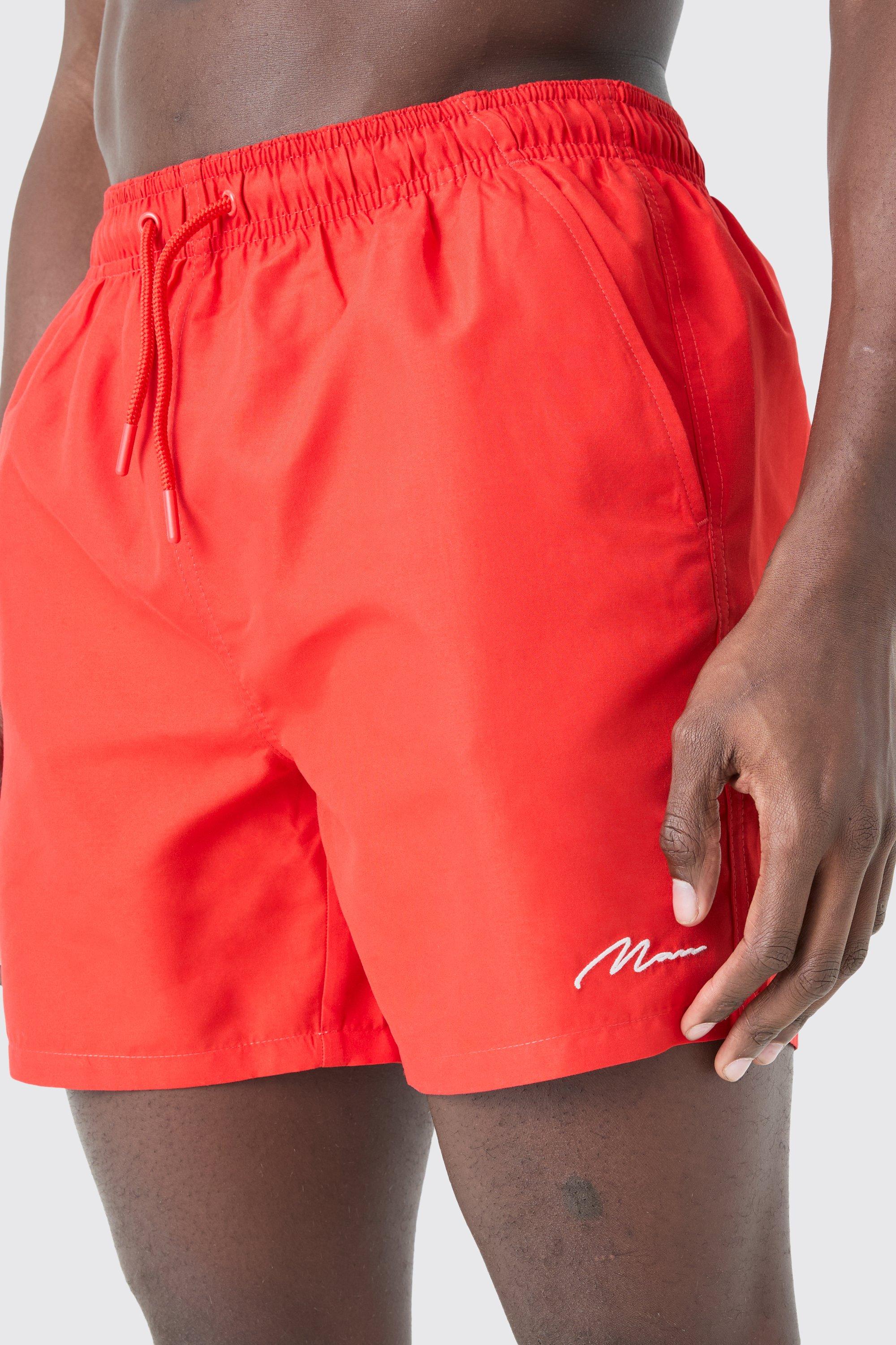 SIGNATURE SWIM MID WAIST SHORT | ONYX