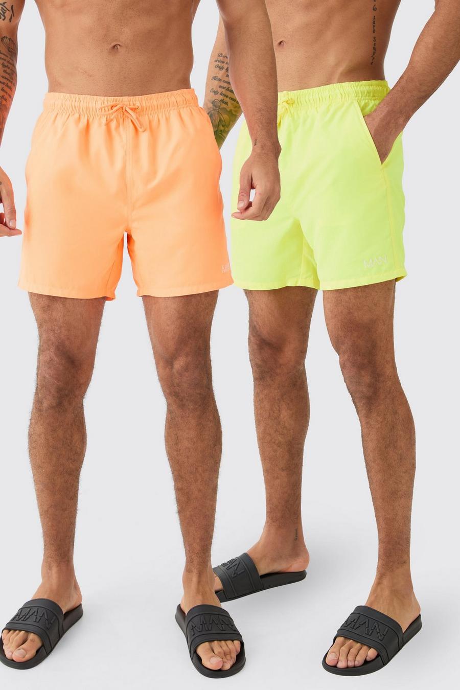 Lot de 2 shorts de bain mi-longs - MAN, Multi image number 1