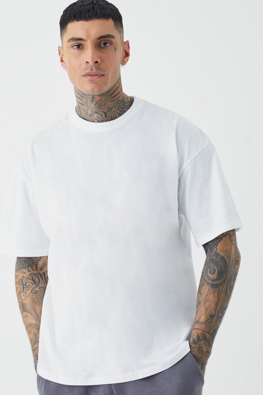 T-shirt Tall oversize, White