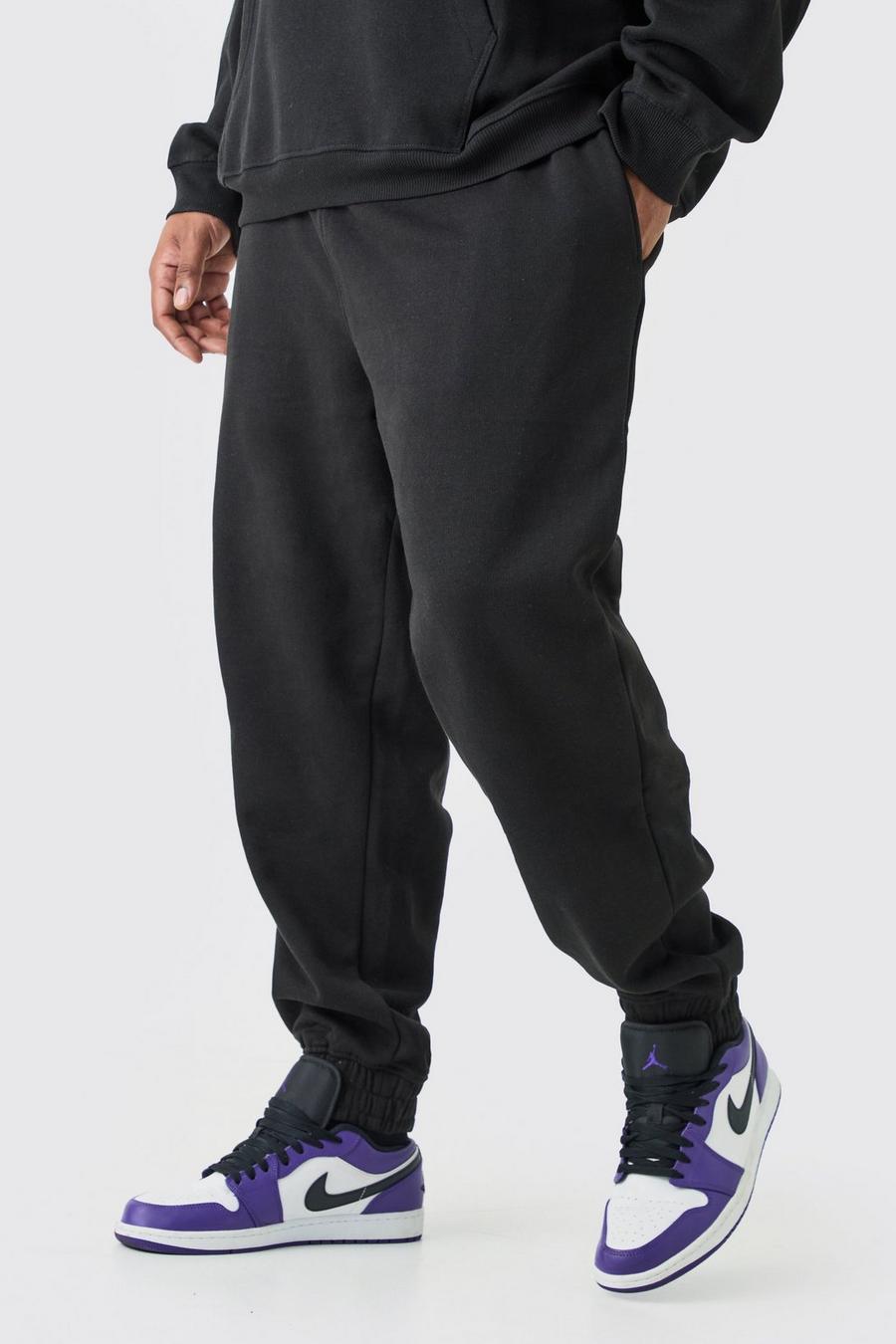 Acheter Pantalon de jogging grande taille pour homme Noir ? Bon et