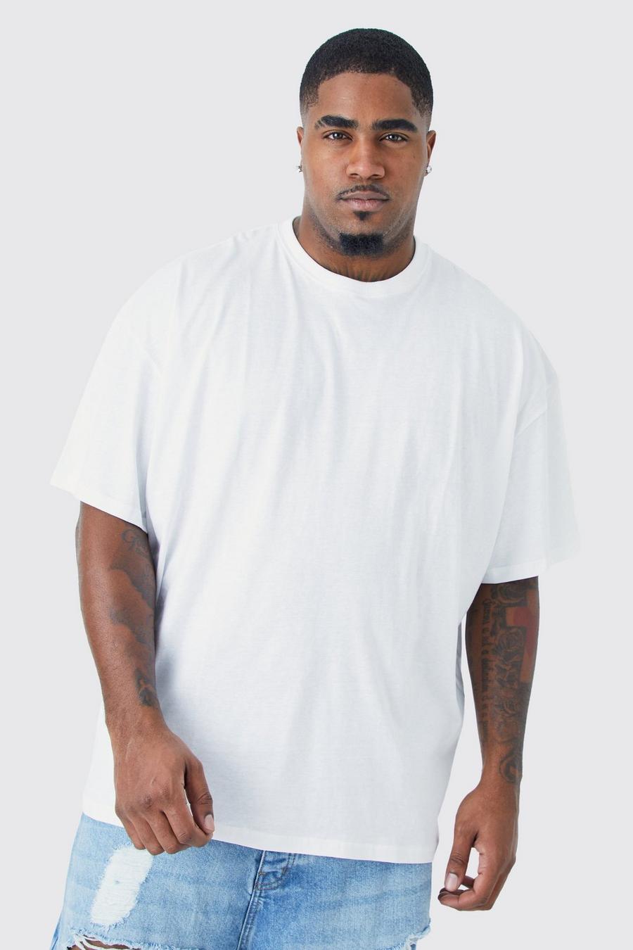 Plus Oversize T-Shirt, White image number 1