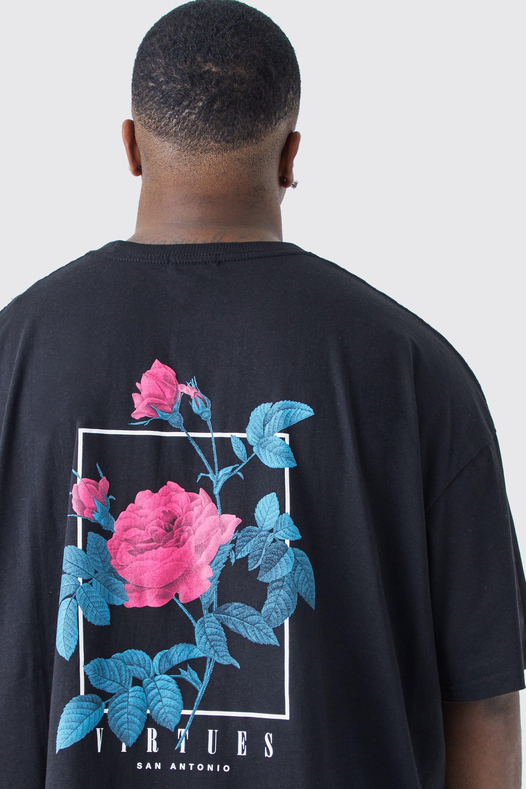 Plus Oversized Virtues Graphic T-shirt | boohoo NO