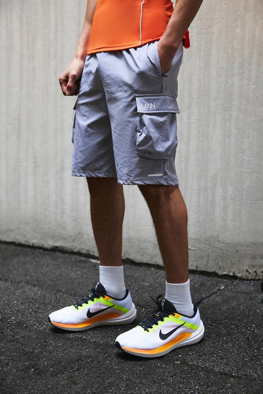 Grey Man Active 5inch Reflective Cargo Short image number 1