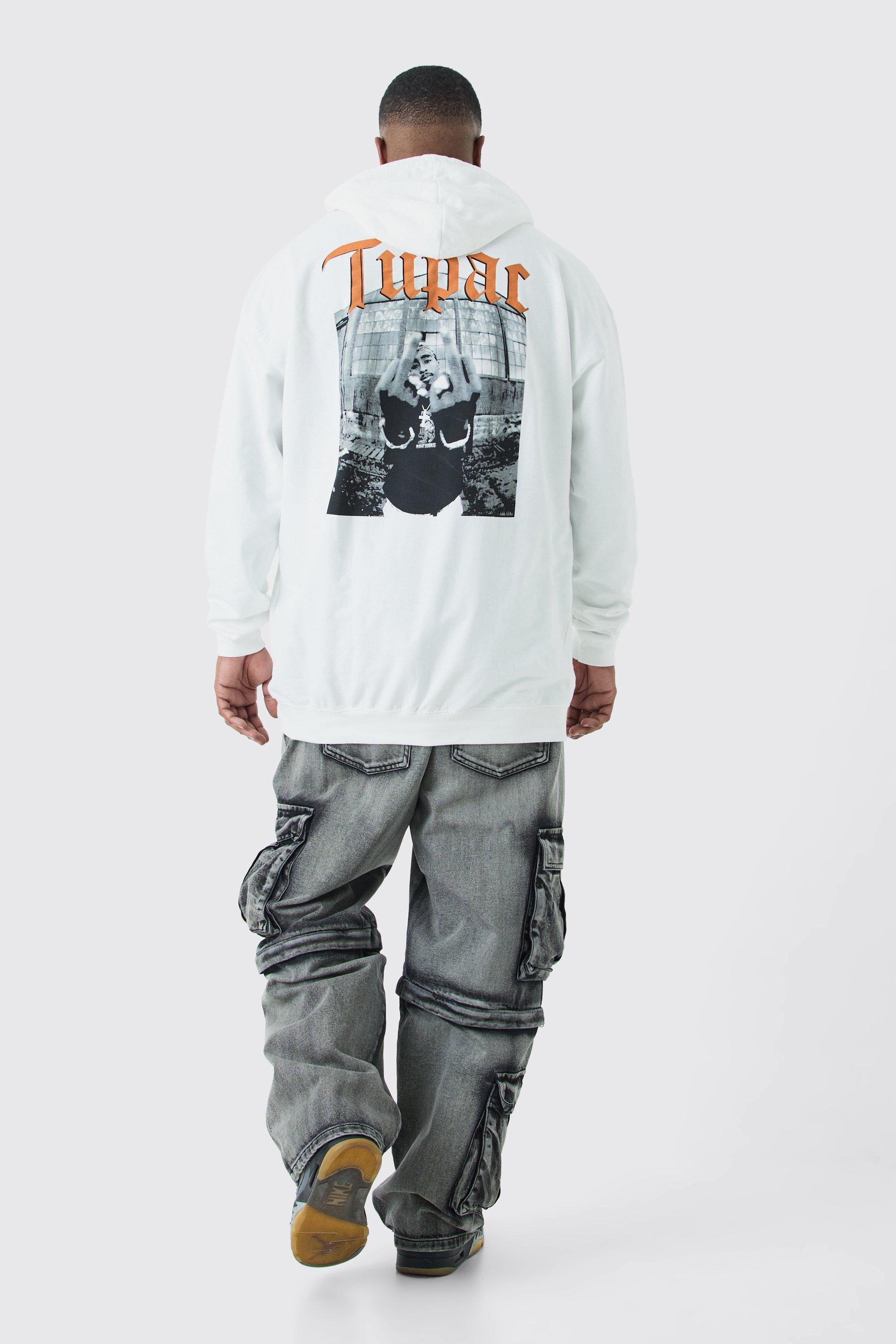 White tupac clearance hoodie