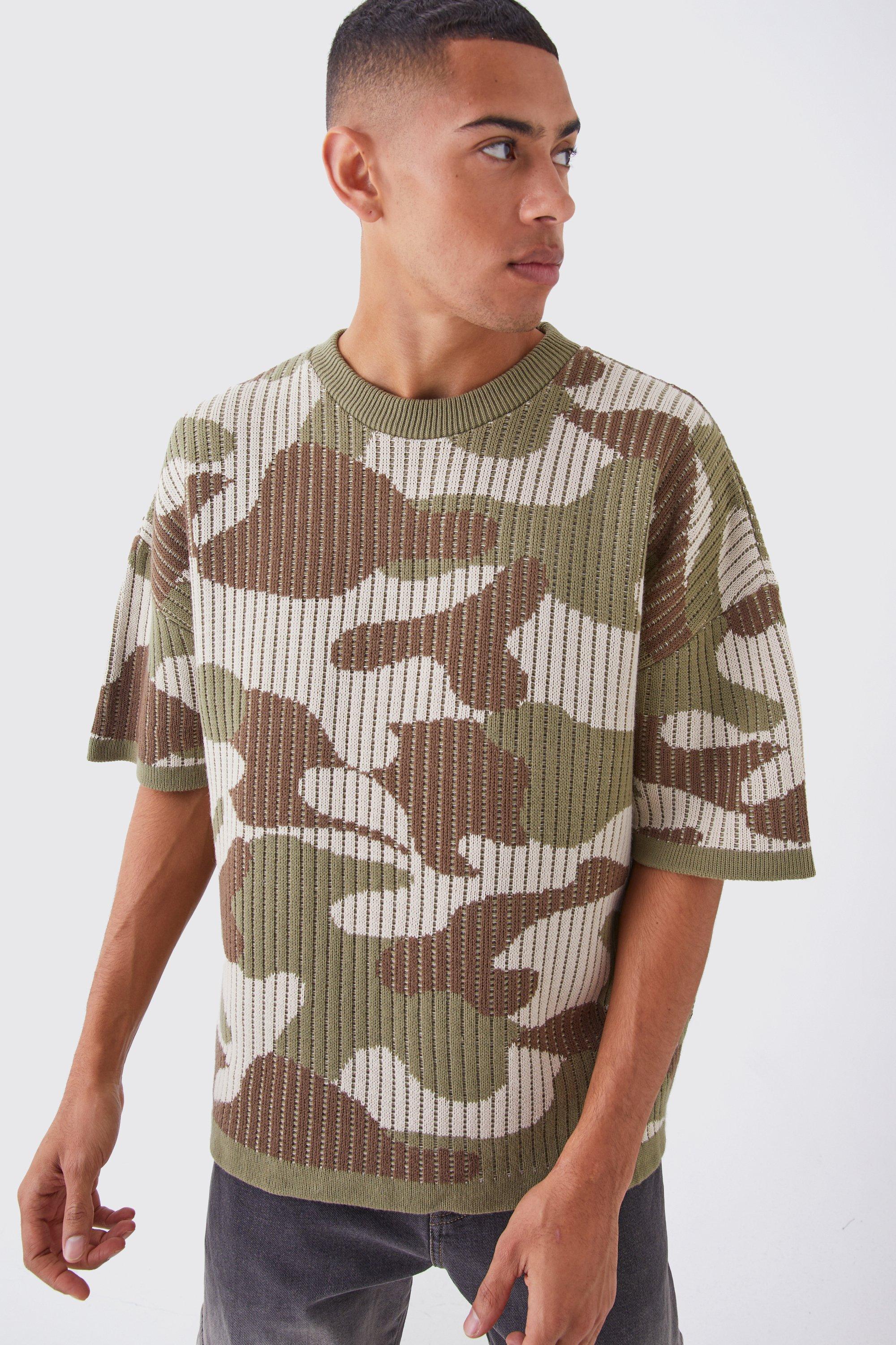 Oversized camo cheap shirt