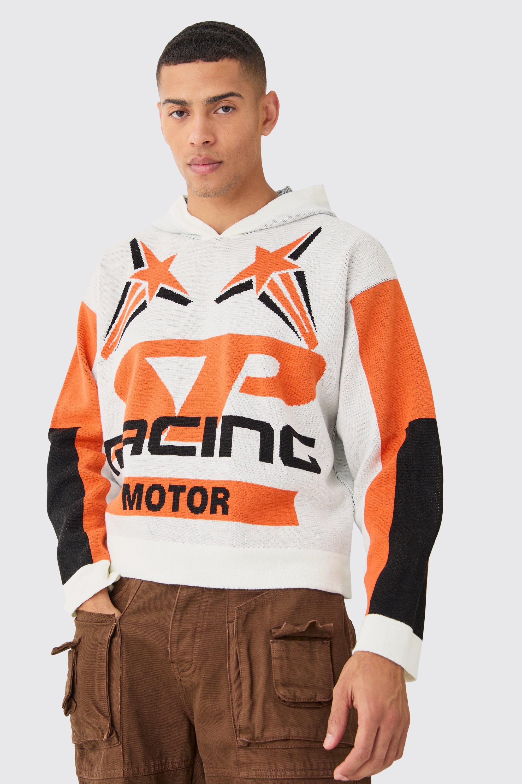 Orange 2025 graphic hoodie