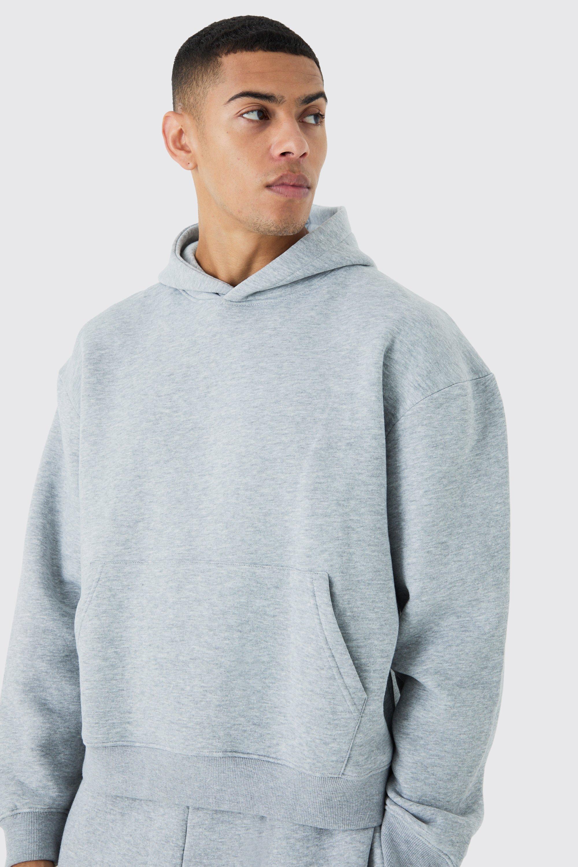 Grey Marl Oversized Hoodie.