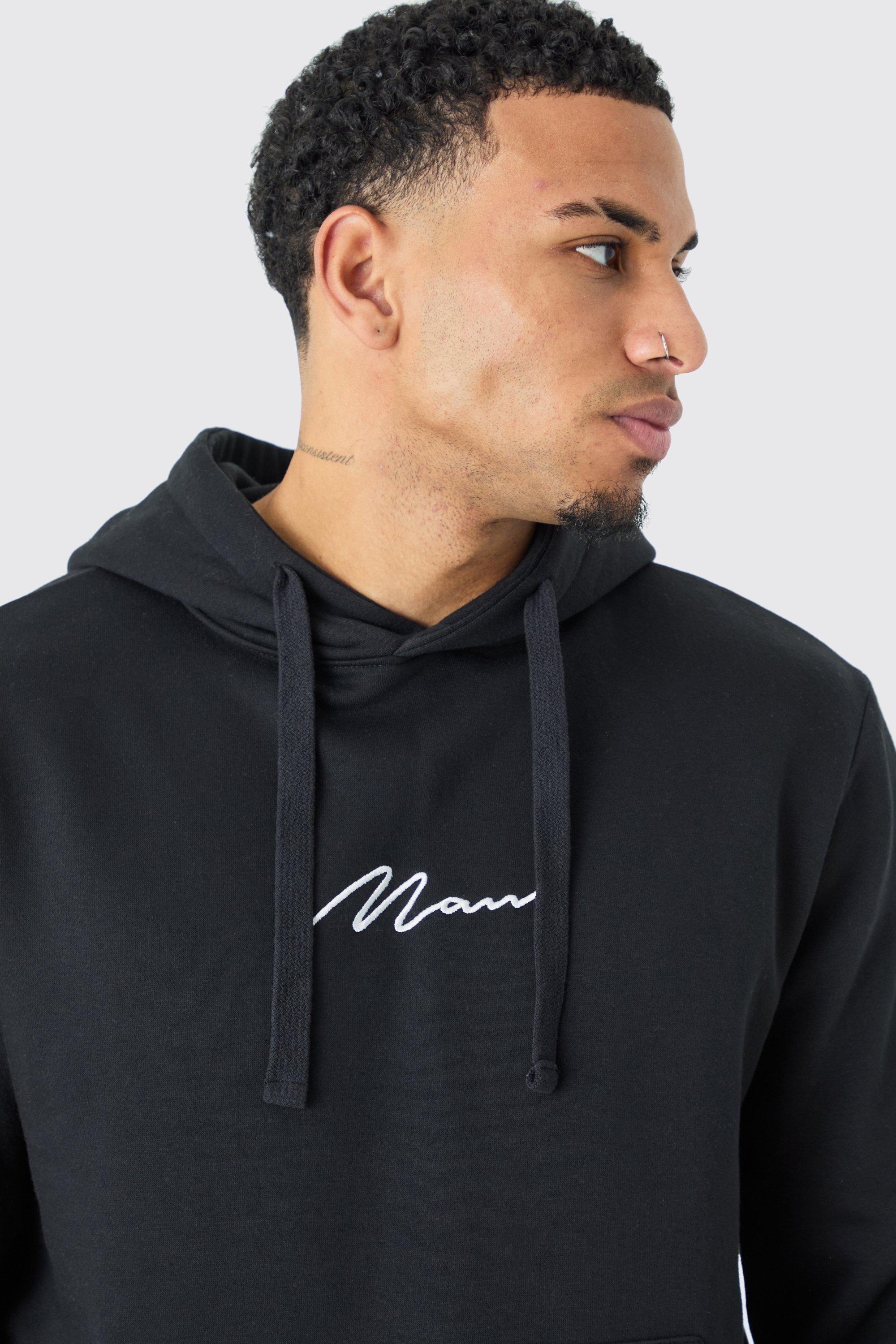 Man Signature Over The Head Hoodie