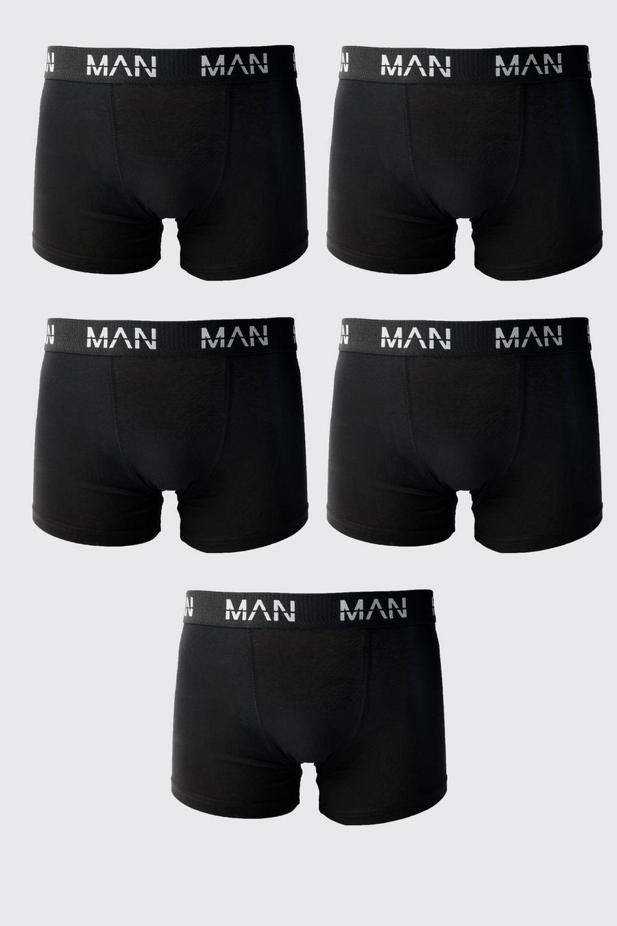Lot de 5 boxers - MAN, Black
