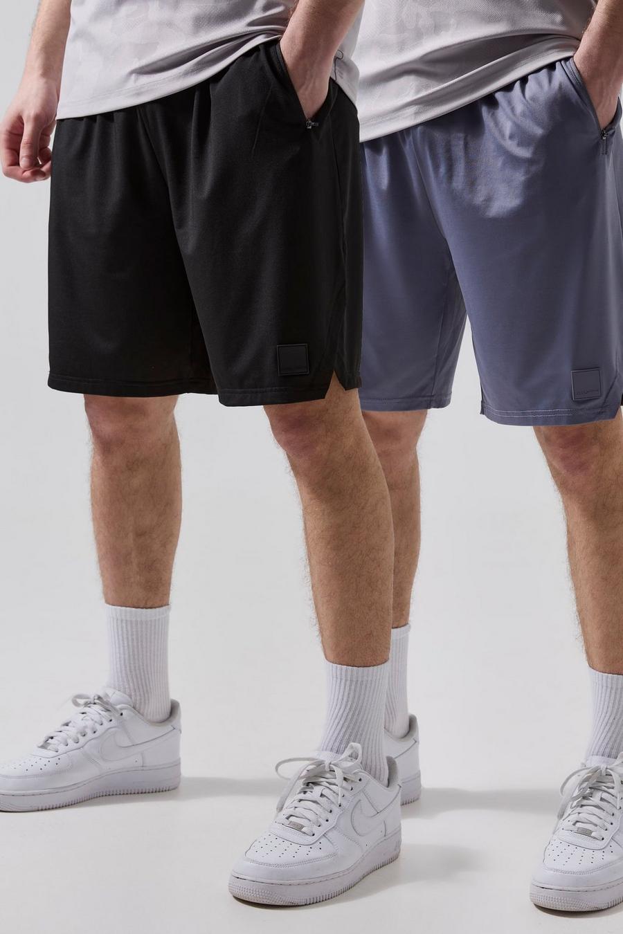 Tall - Lot de 2 shorts de sport - MAN Active, Multi image number 1