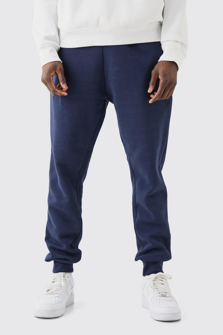 Pantaloni tuta Basic Slim Fit, Navy image number 1