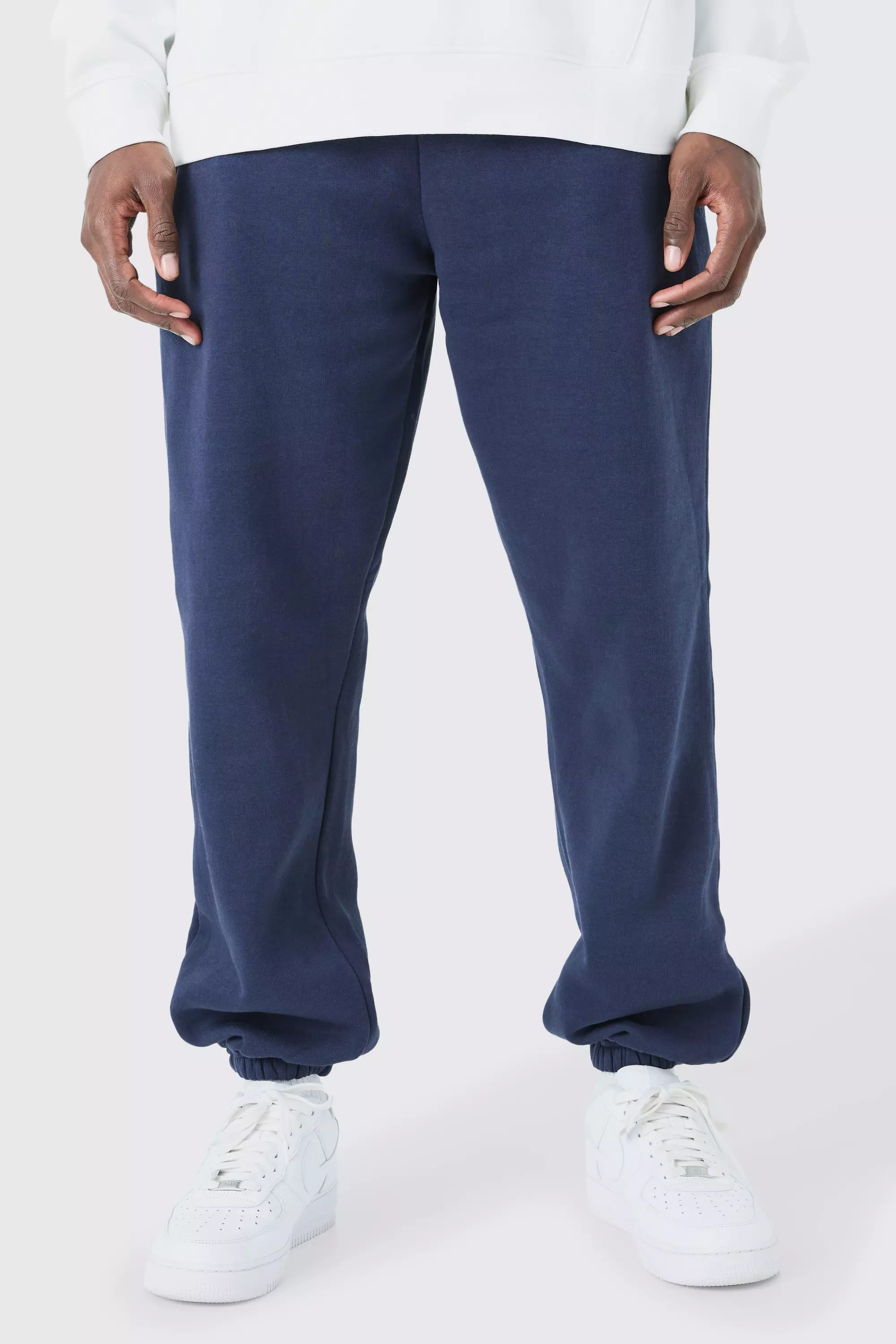 Navy Basic Oversized Fit Jogger alternative image