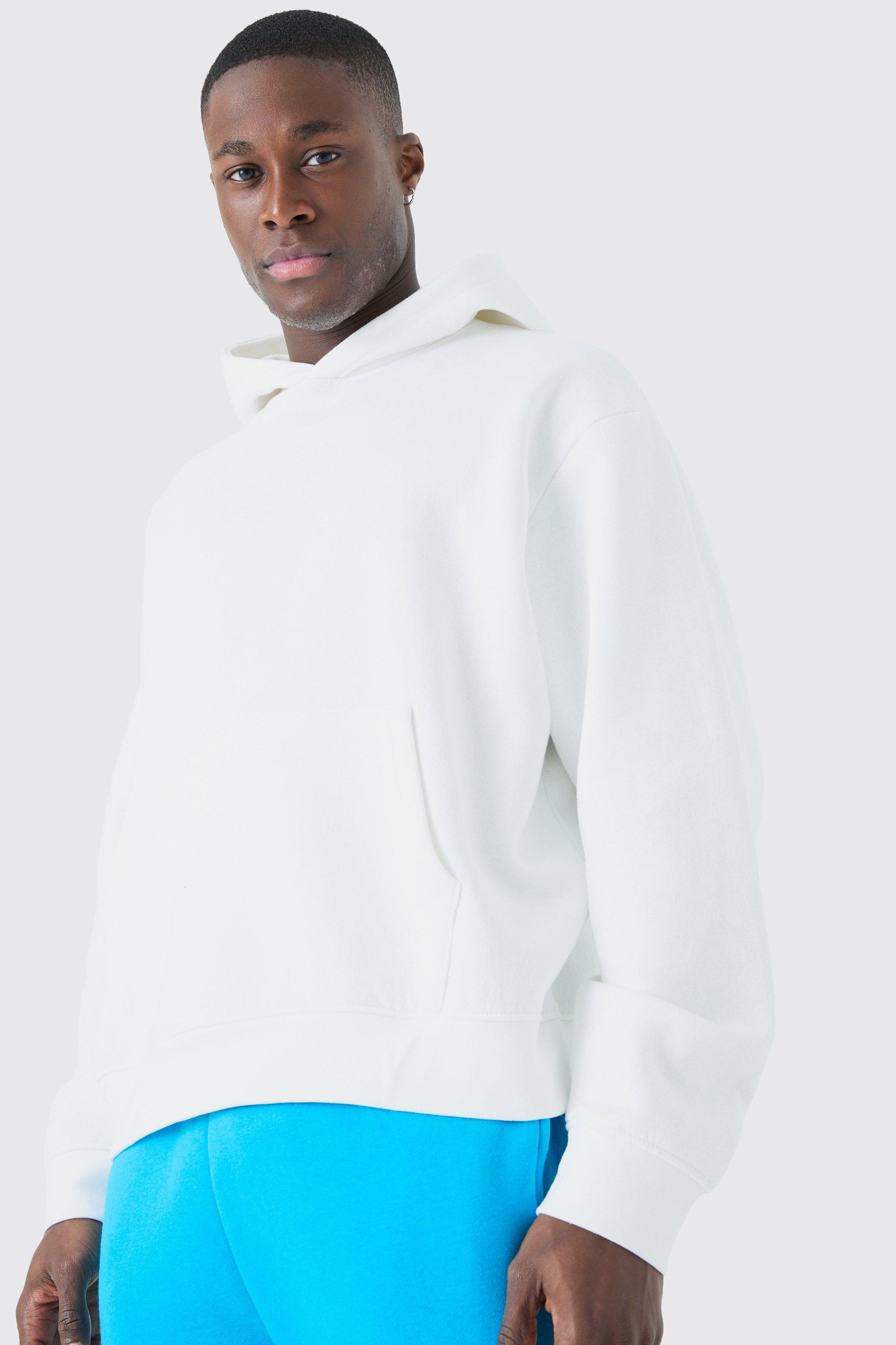 White hoodie sale boohoo